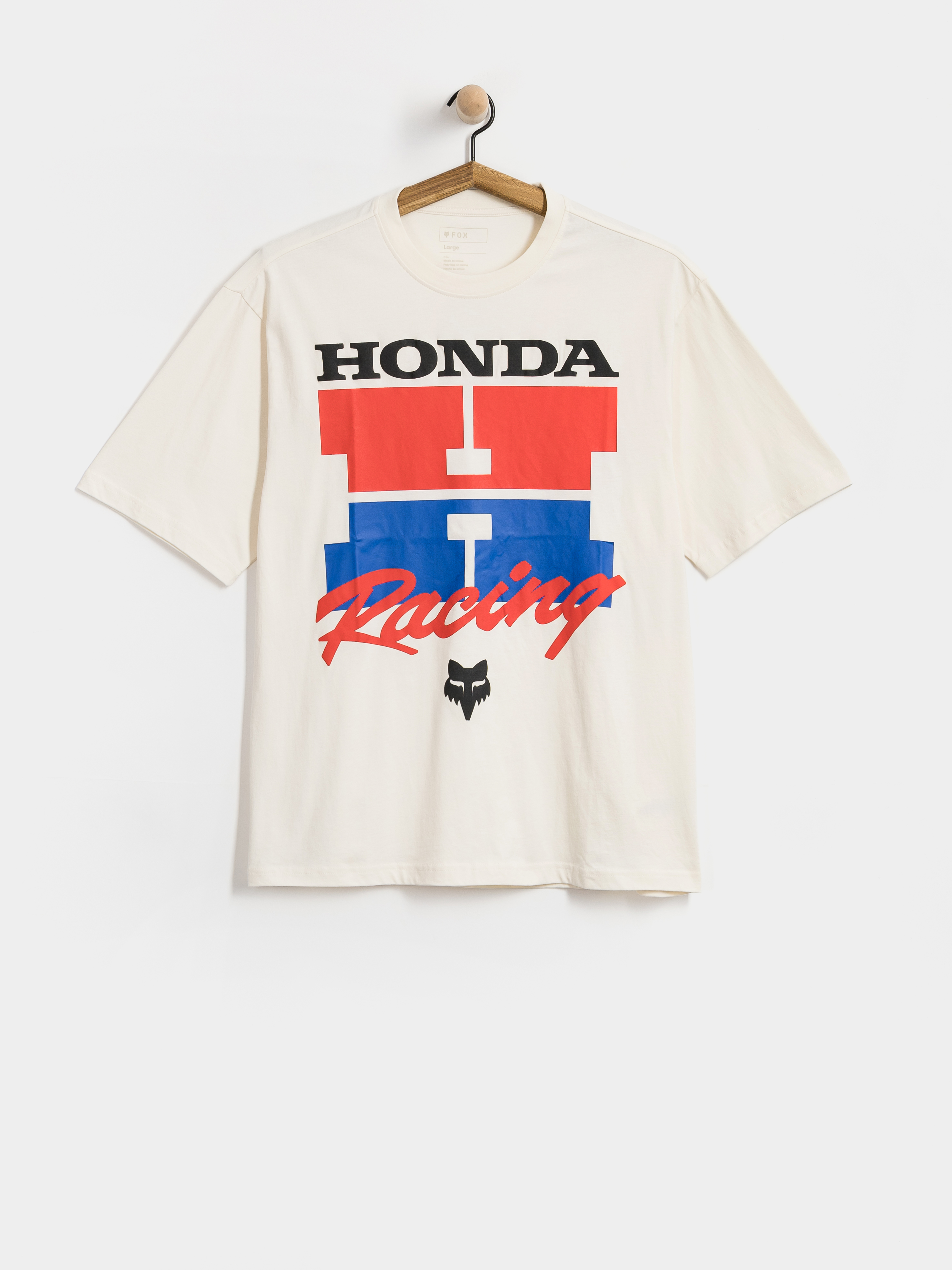 Футболка Fox Honda Midweight (off white)