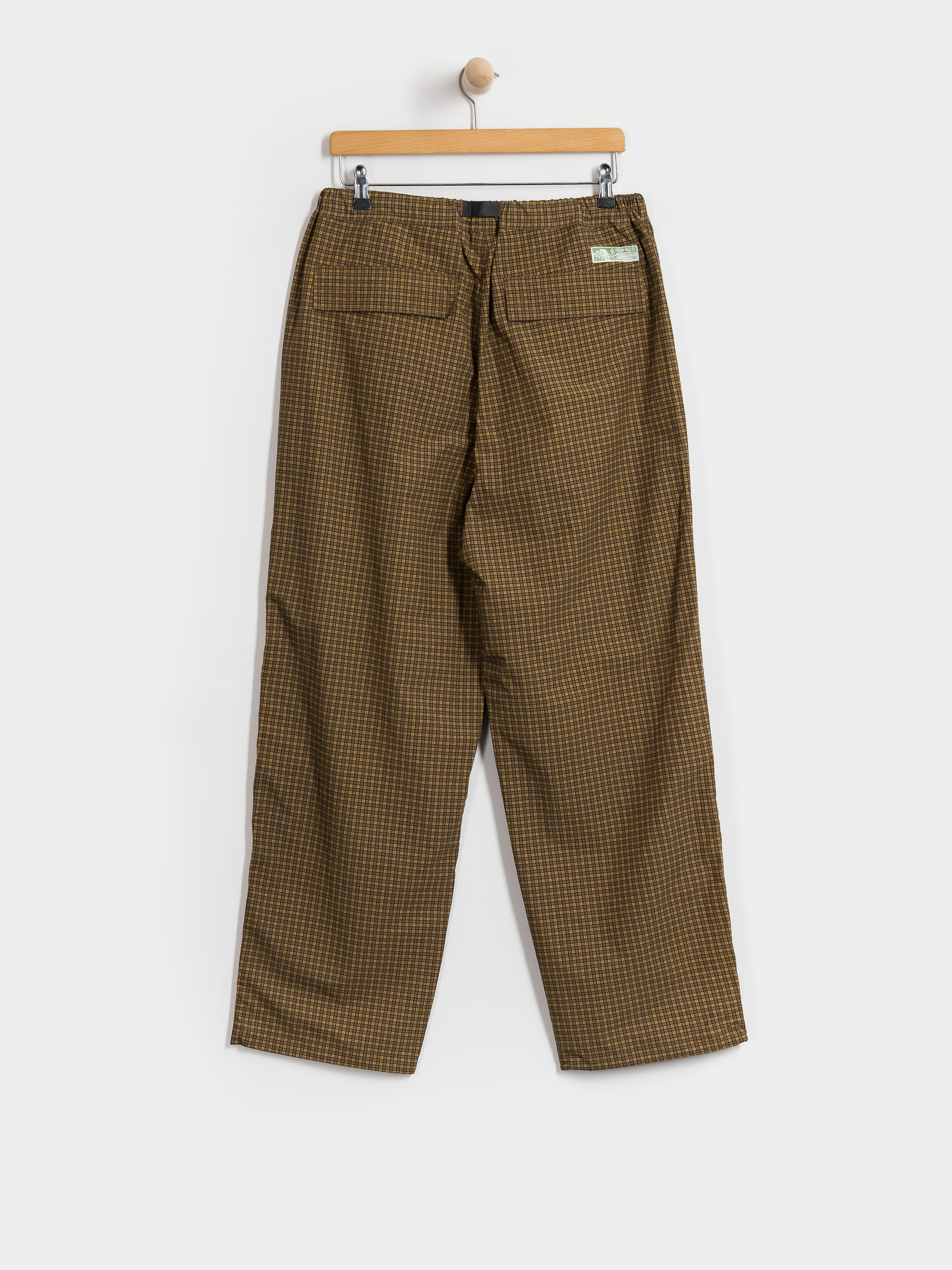 Штани Gramicci Mini Check Nylon Pant (brown check)
