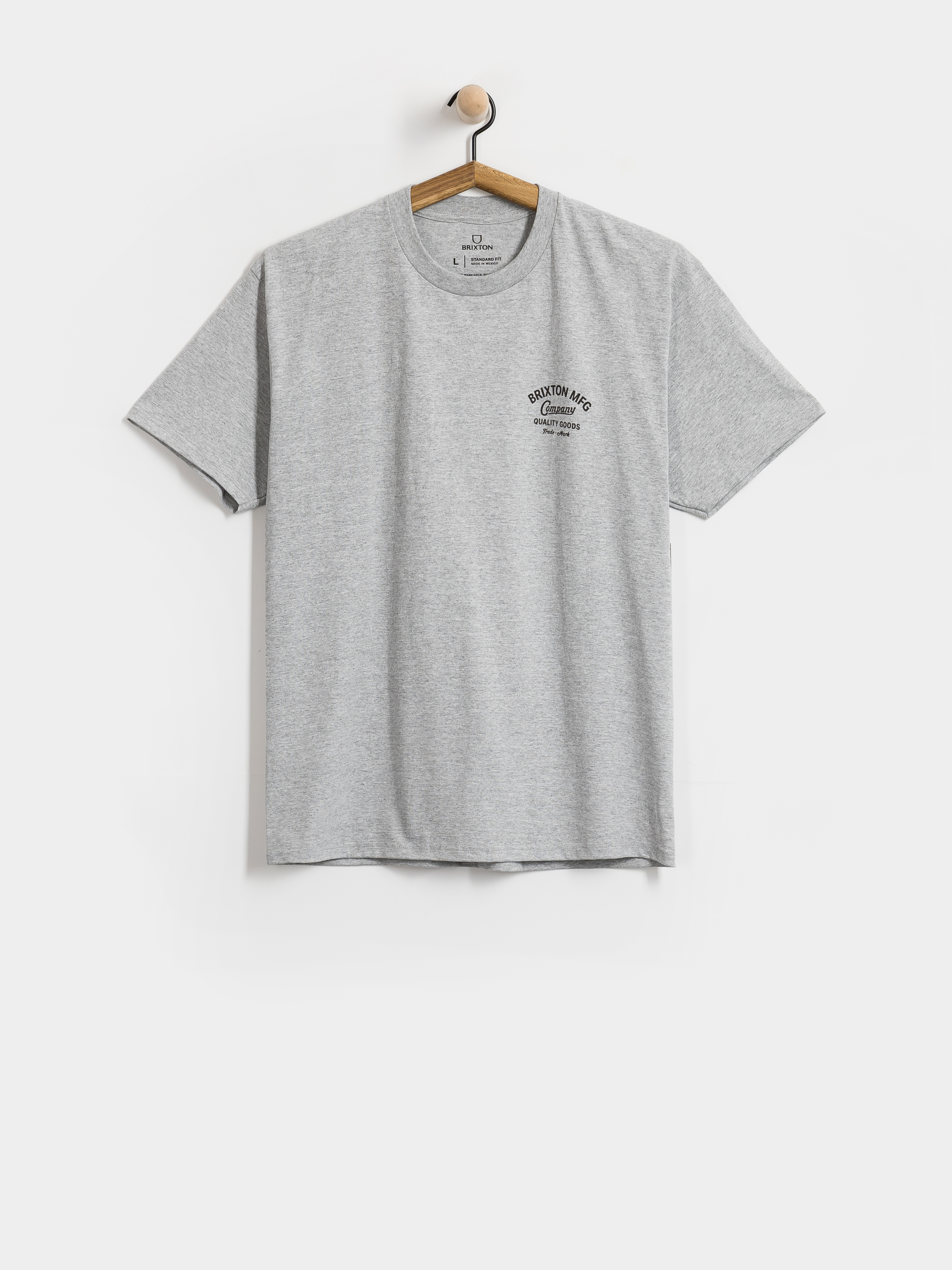 Футболка Brixton Straton Stnd (heather grey)