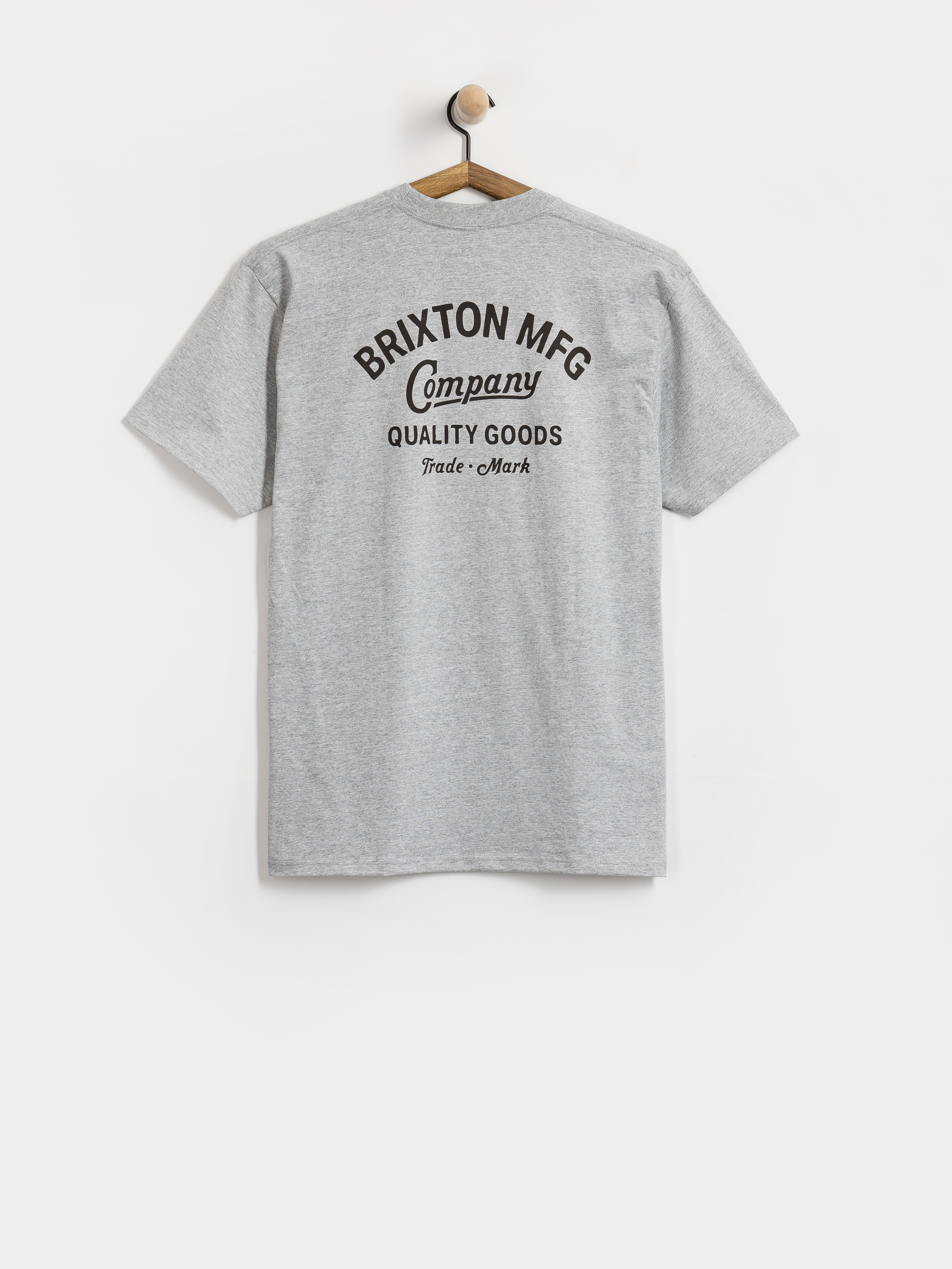 Футболка Brixton Straton Stnd (heather grey)