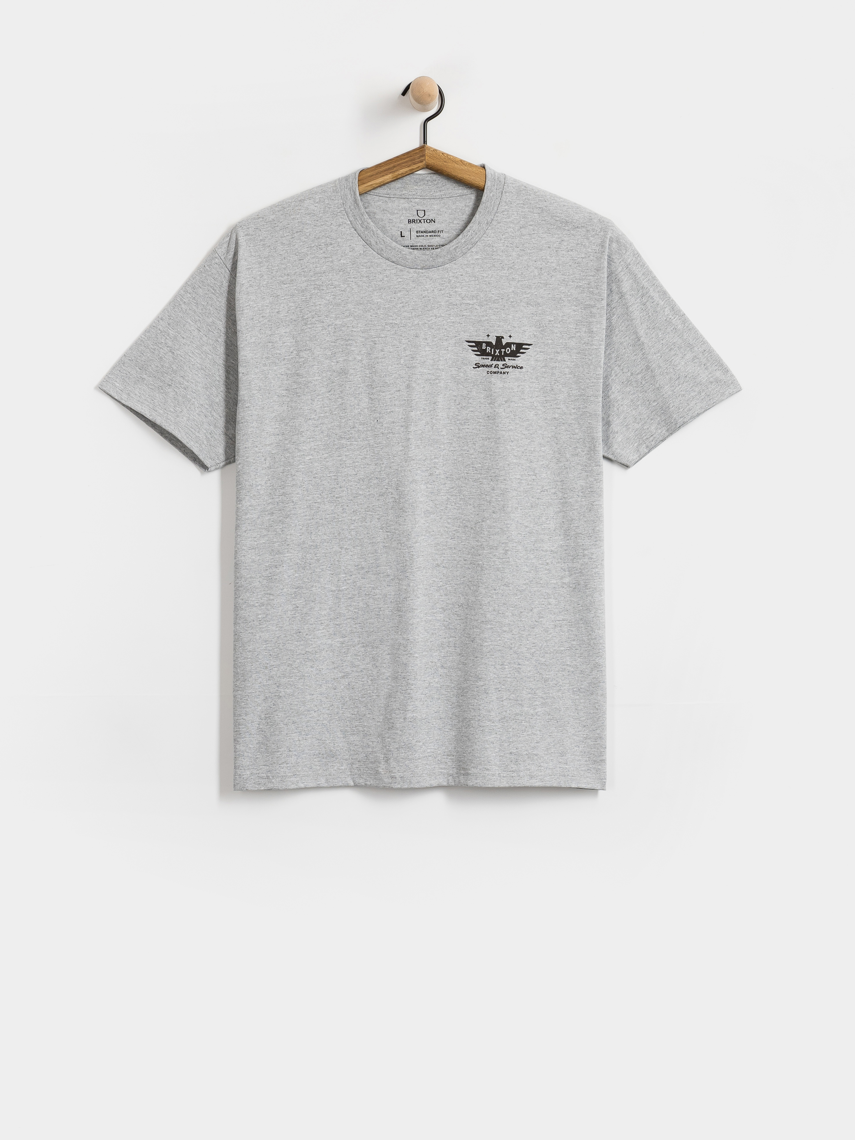 Футболка Brixton Ewing Stnd (heather grey)