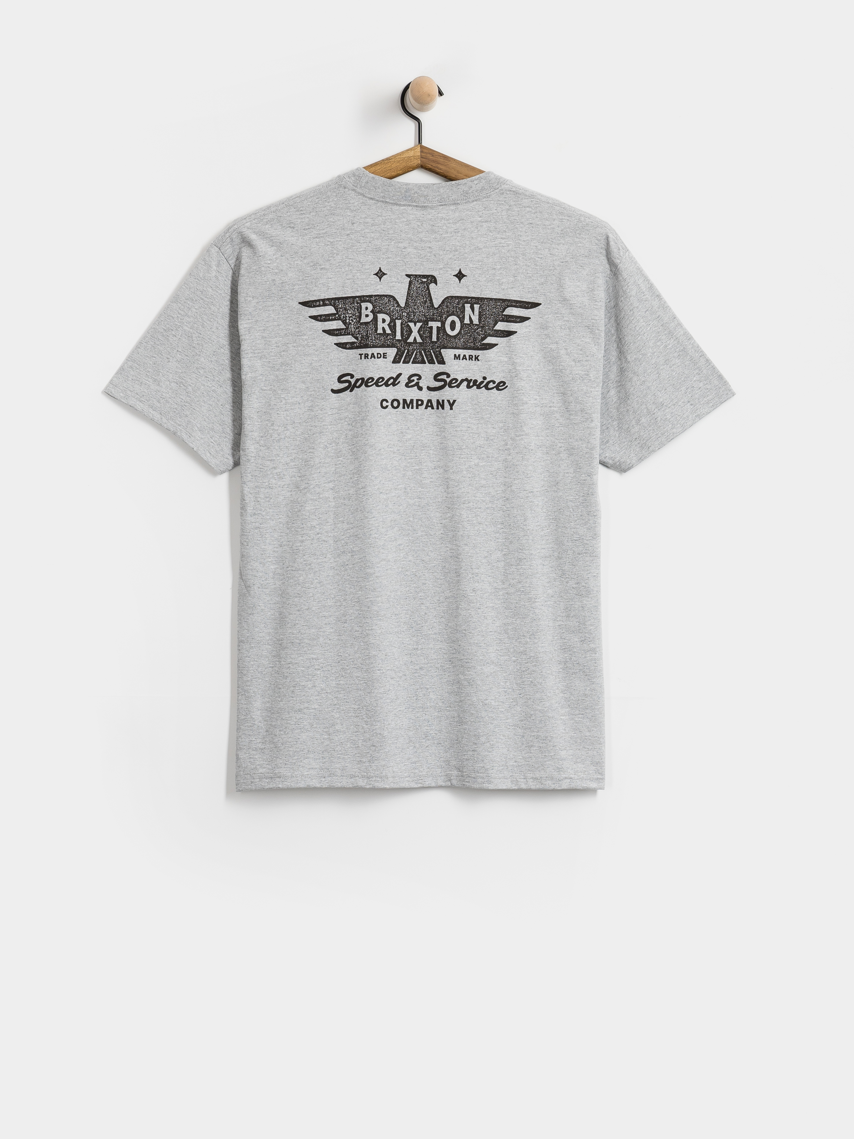 Футболка Brixton Ewing Stnd (heather grey)