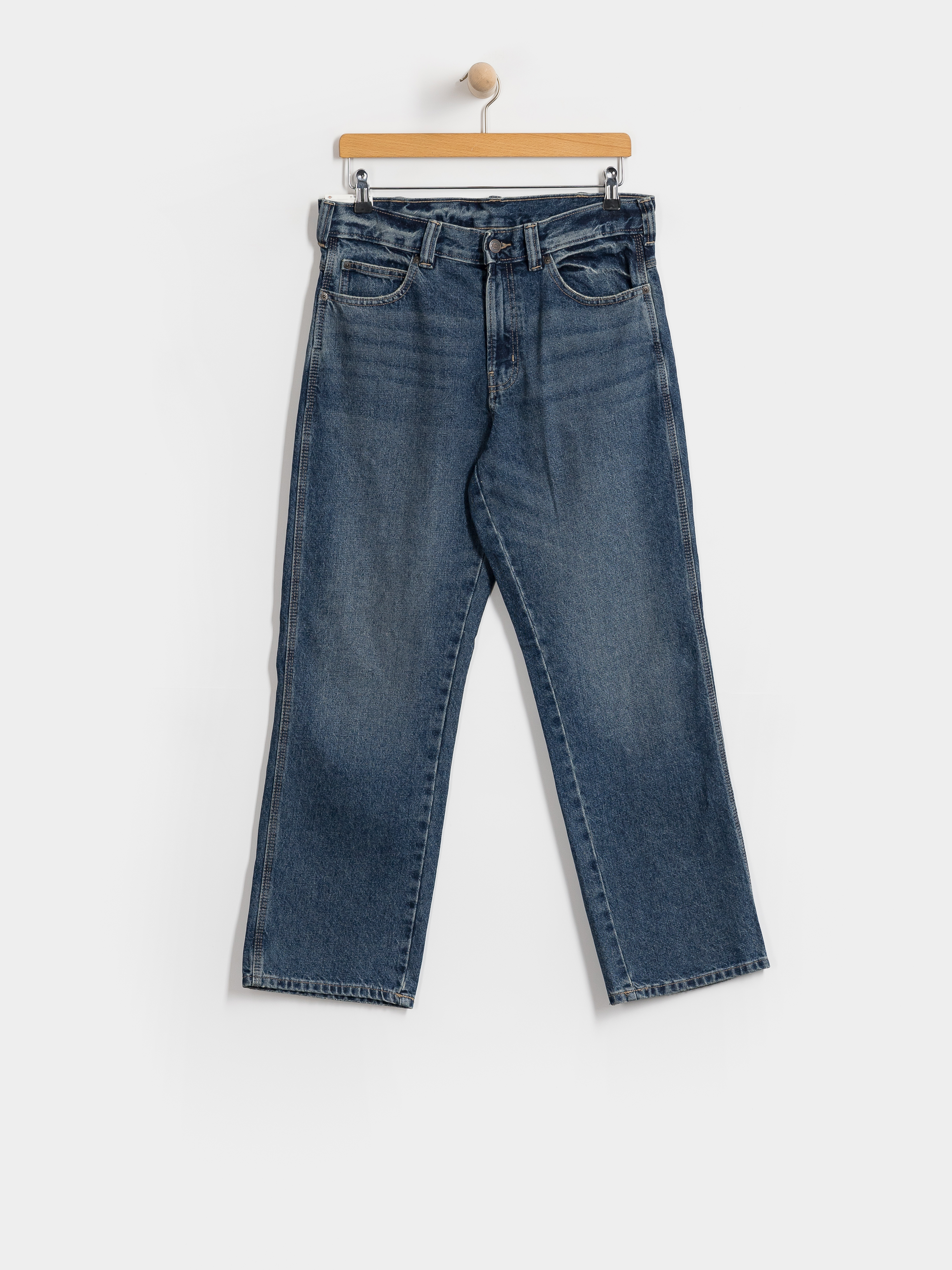 Штани Dickies 954 Relaxed Straight Work (mid blue fade wash)