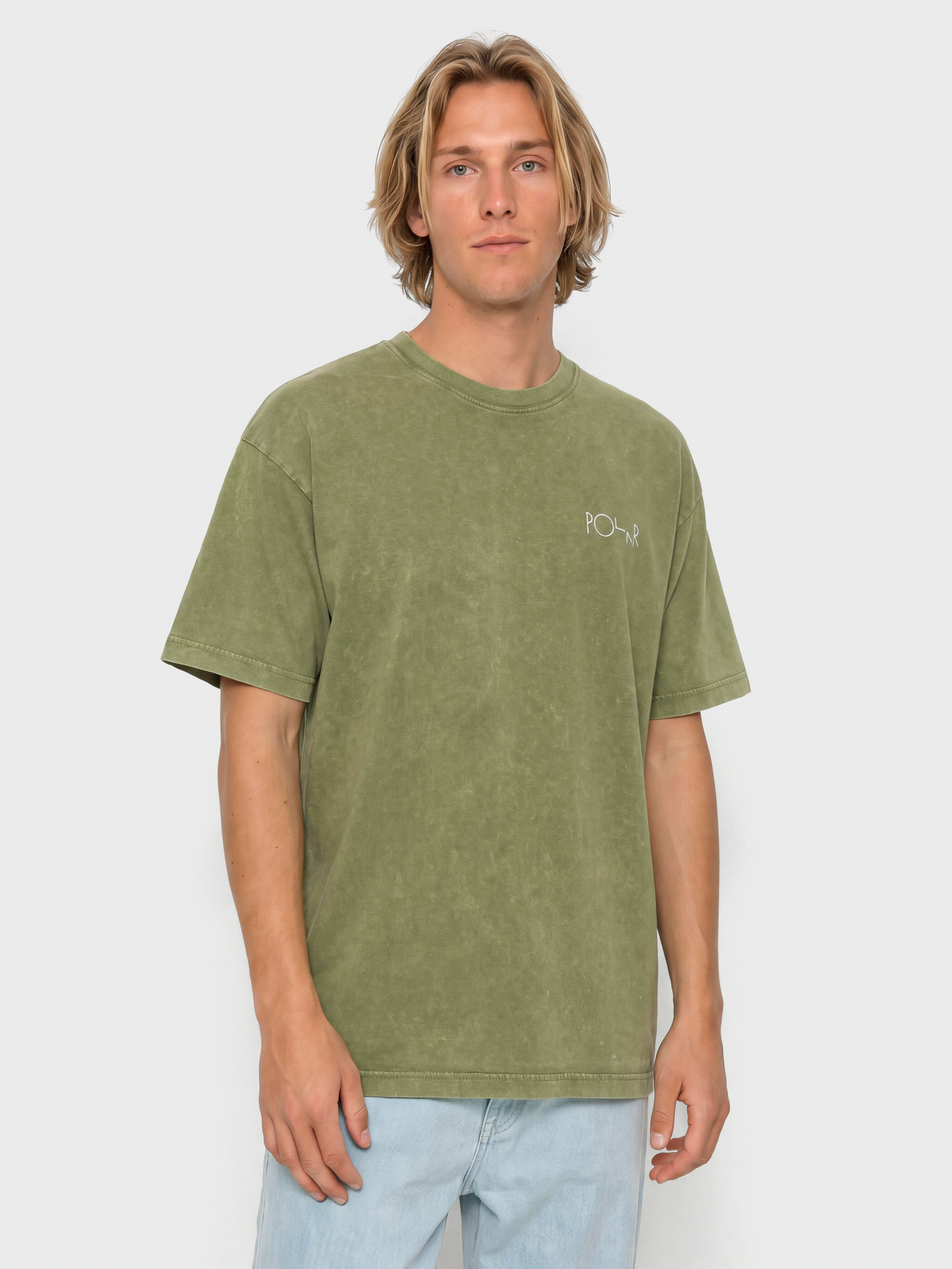Футболка Polar Skate Fade (army green)