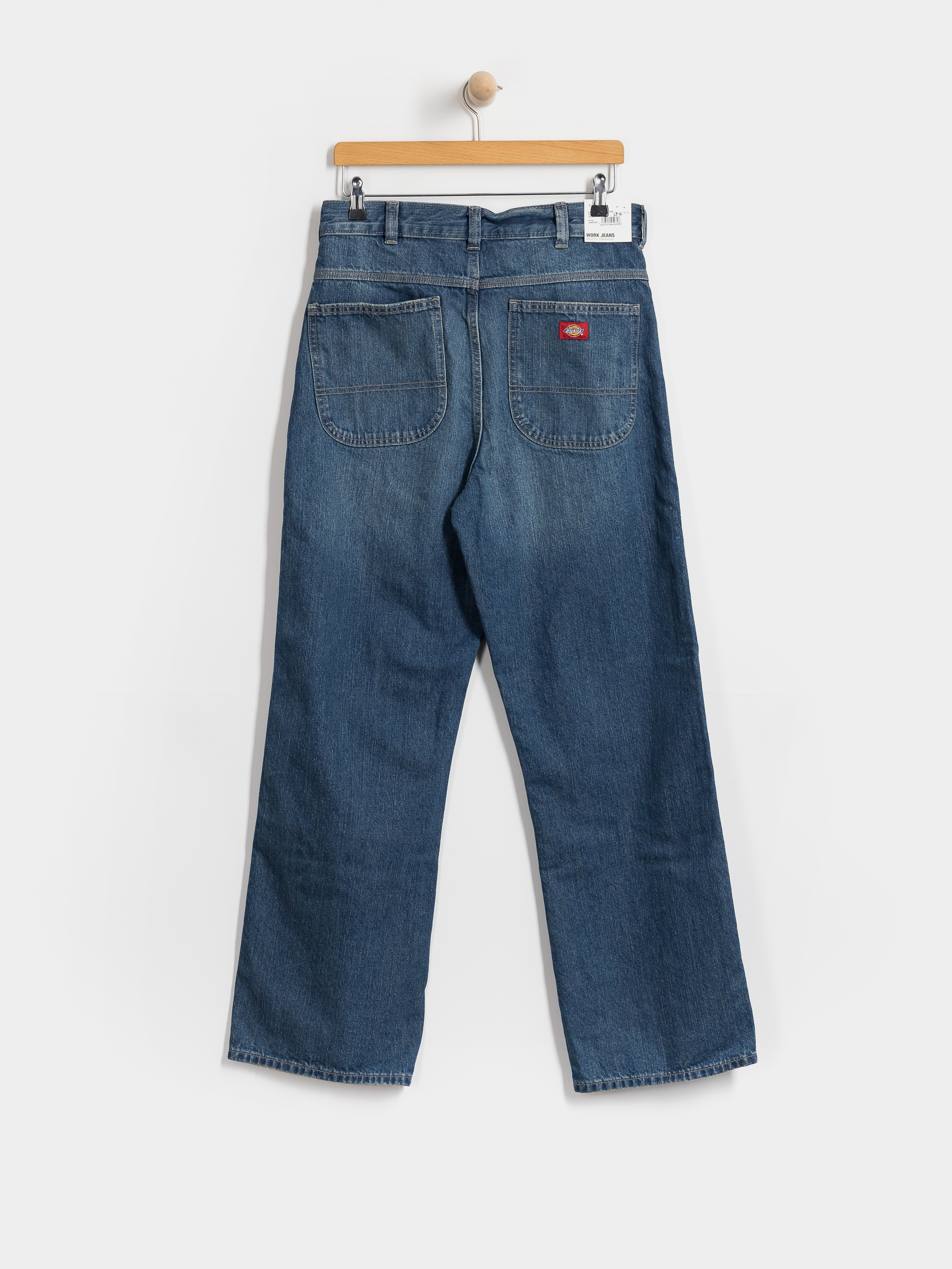 Штани Dickies Springerville Baggy Straight Work Jeans (mid blue fade wash)