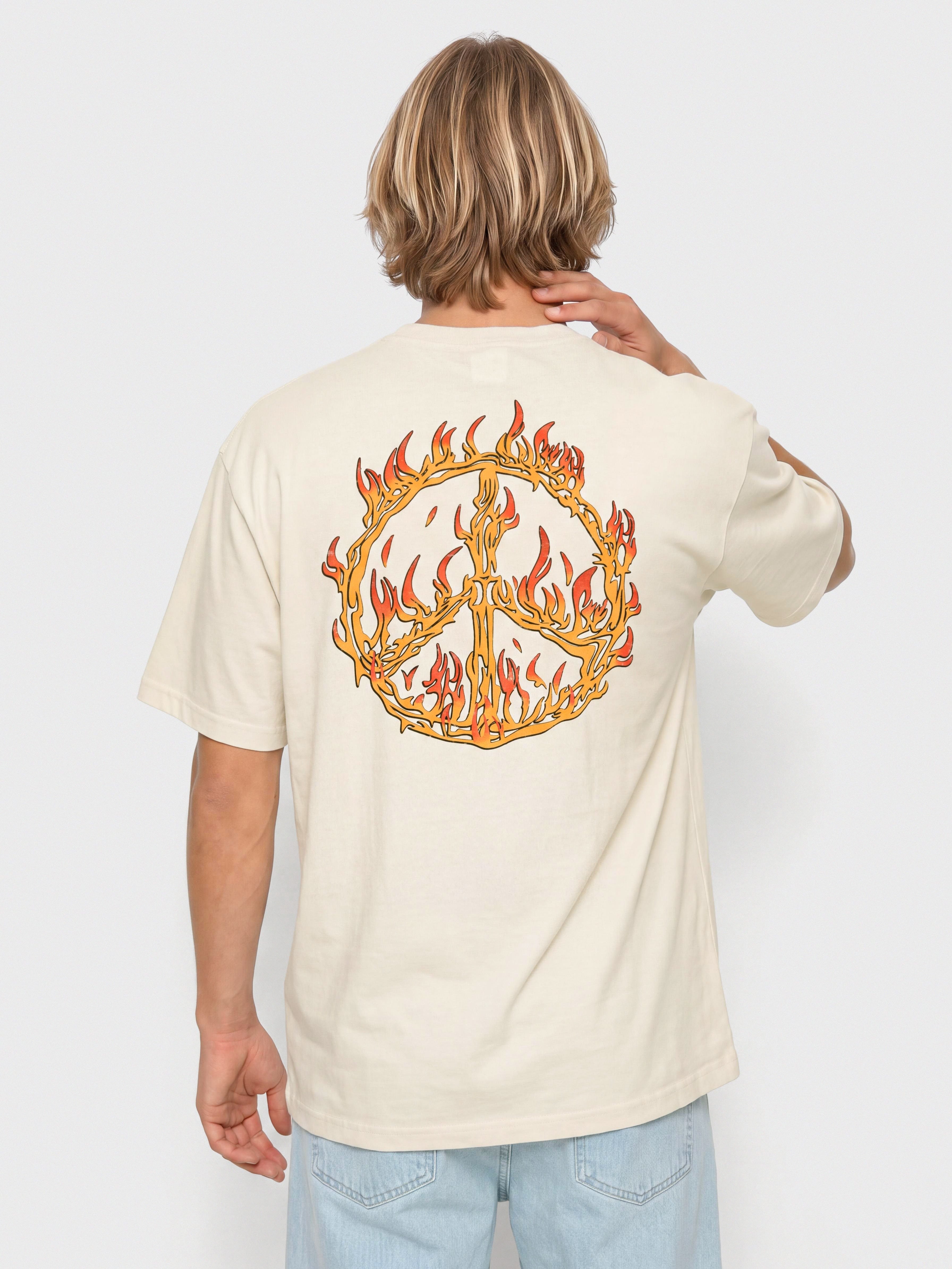 Футболка Hurley Built Fire Peace (white)