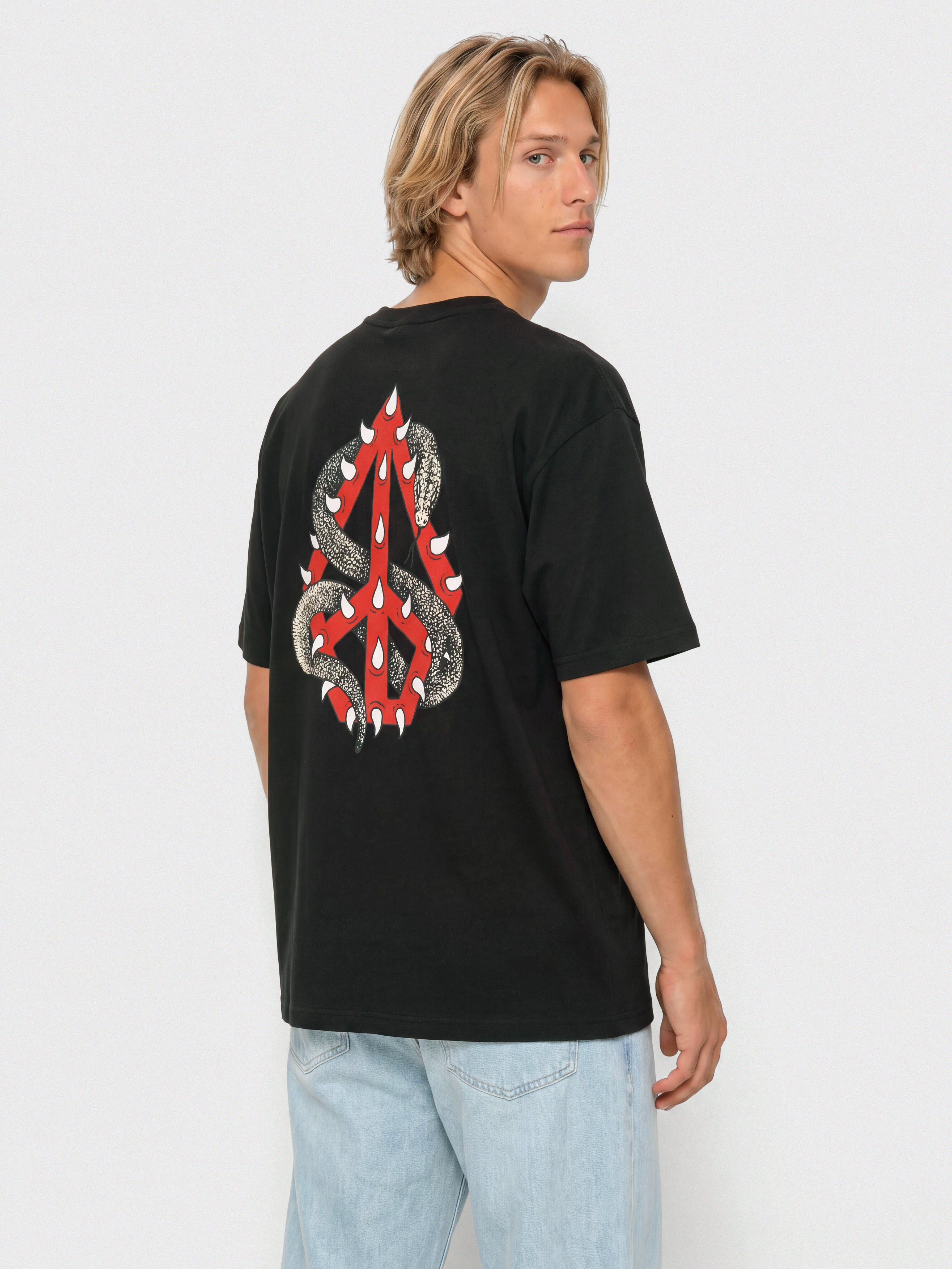Футболка Volcom Snake Peace Lse (black)