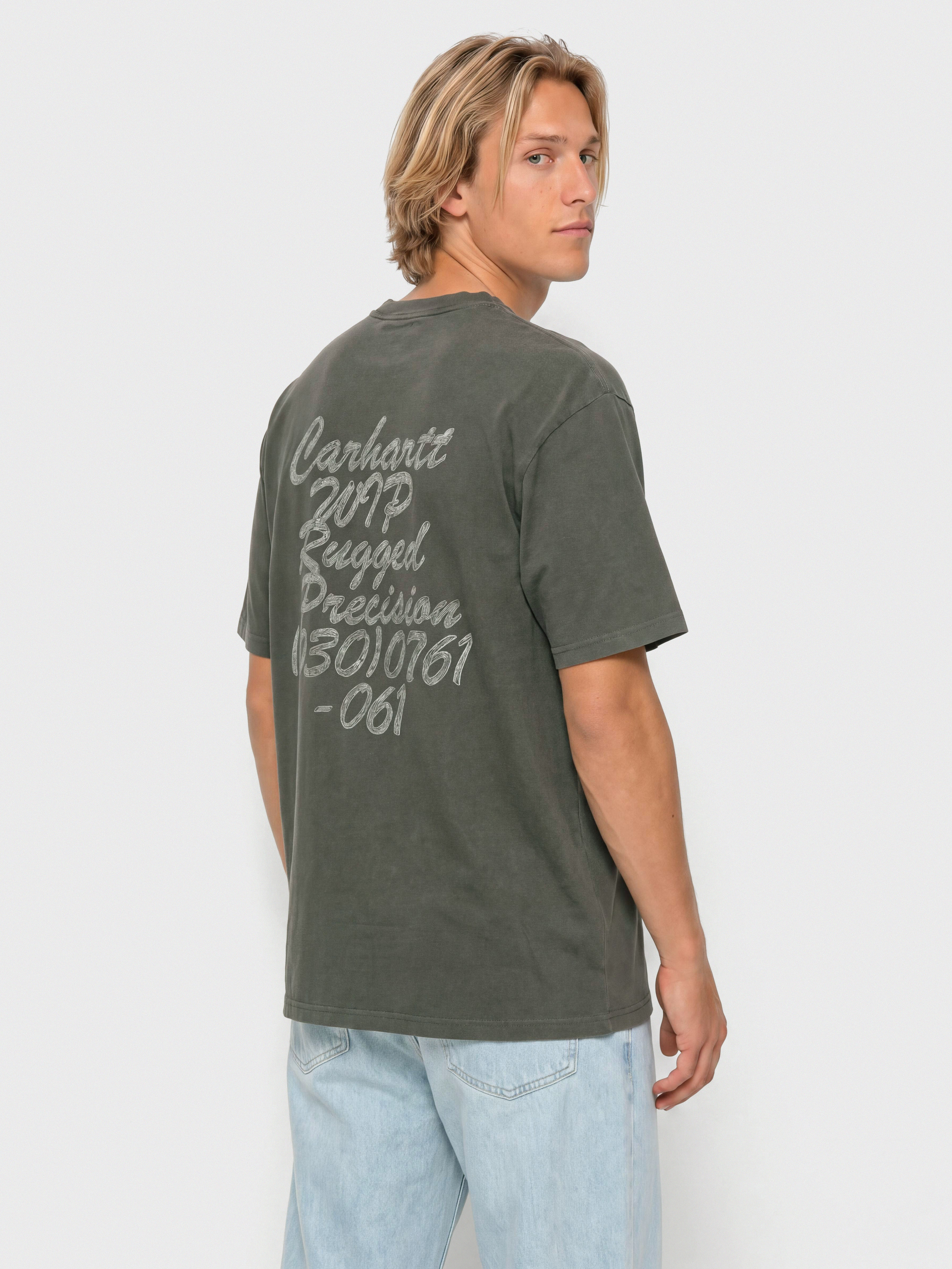 u0424u0443u0442u0431u043eu043bu043au0430 Carhartt WIP Hatching Script (black/garment dyed)