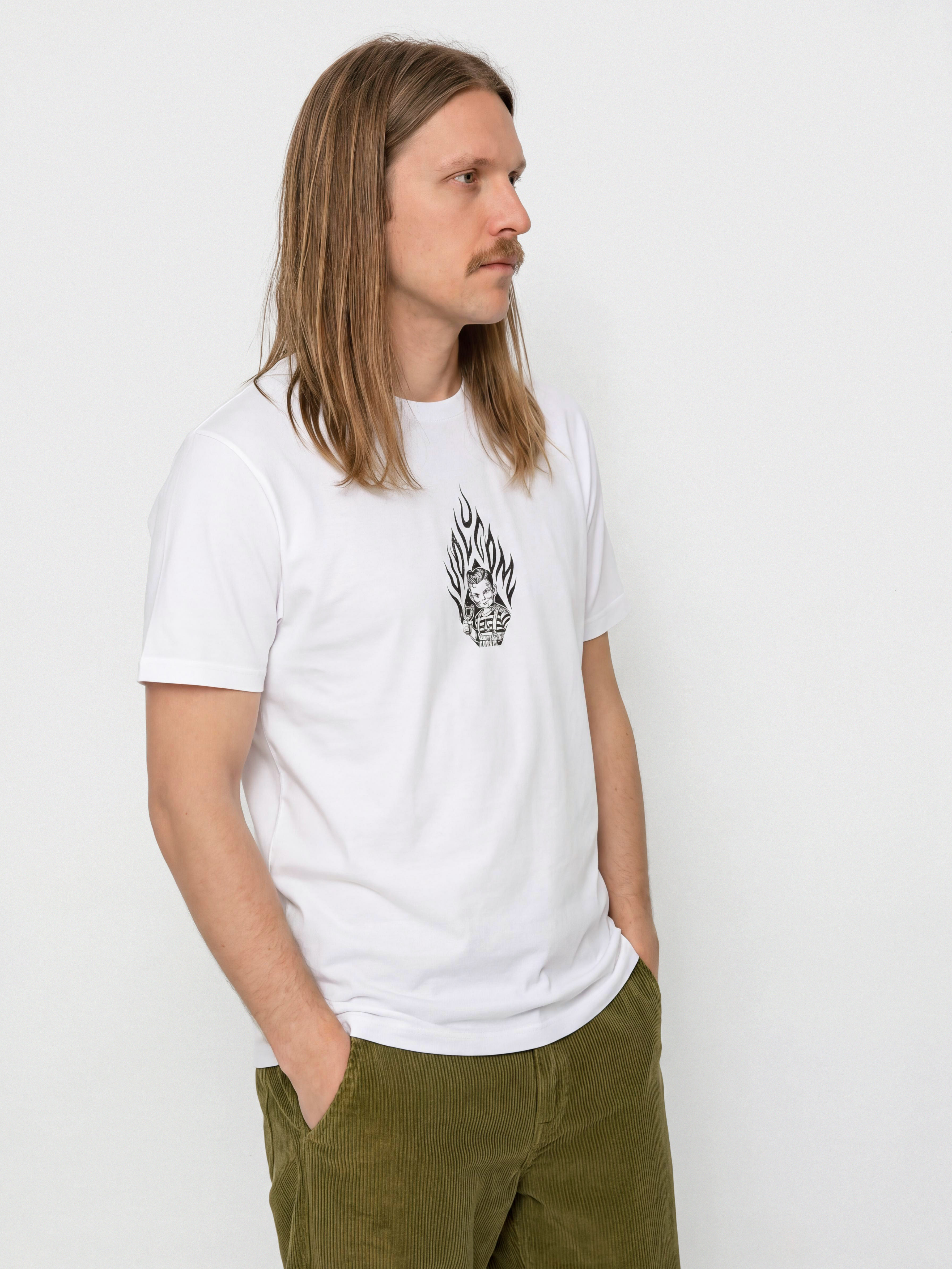 Футболка Volcom Firecar (white)