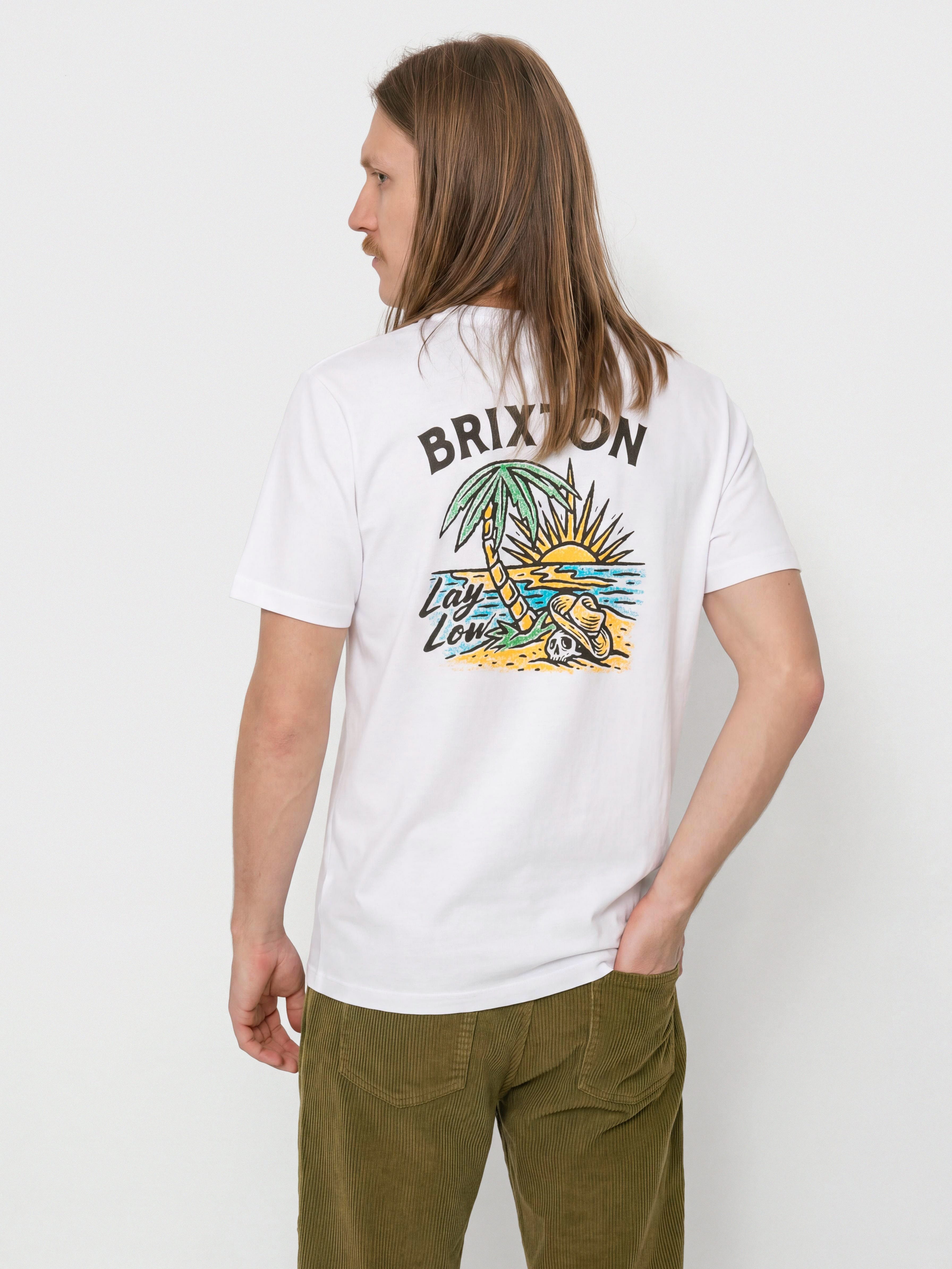 Футболка Brixton Lay Low Stnd (white)