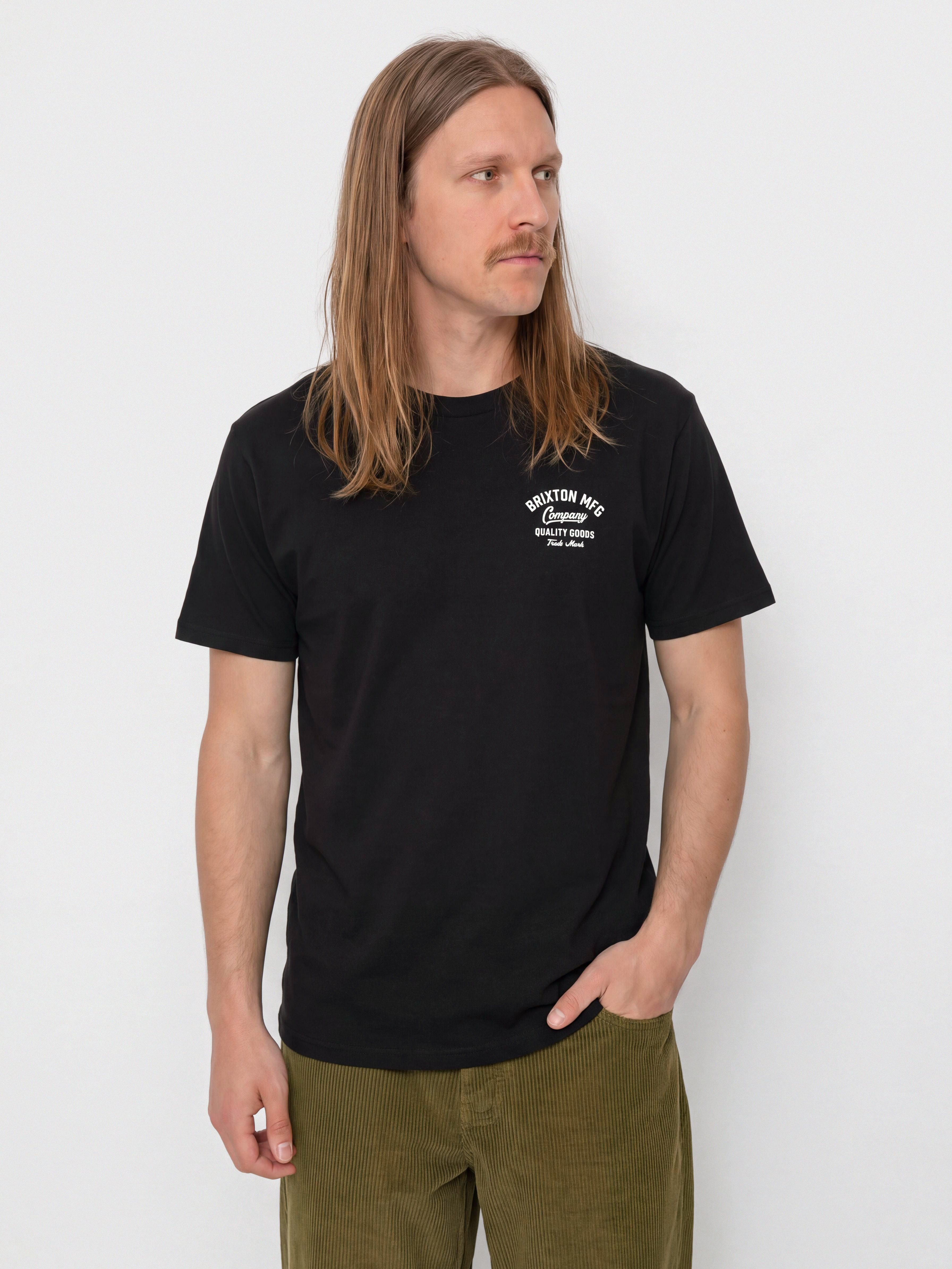 Футболка Brixton Straton Stnd (black)