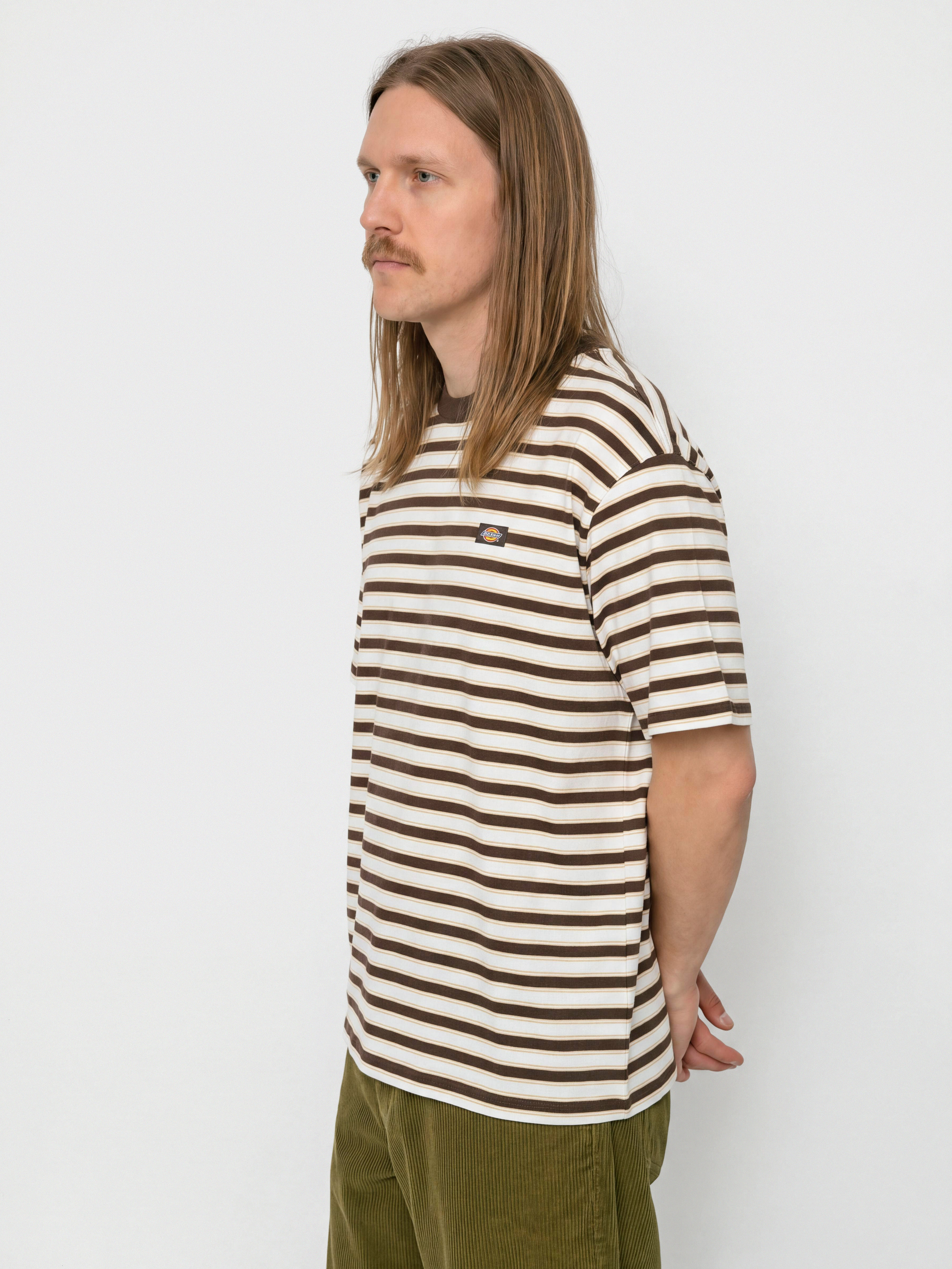 Футболка Dickies Stripe (chocolate brown)