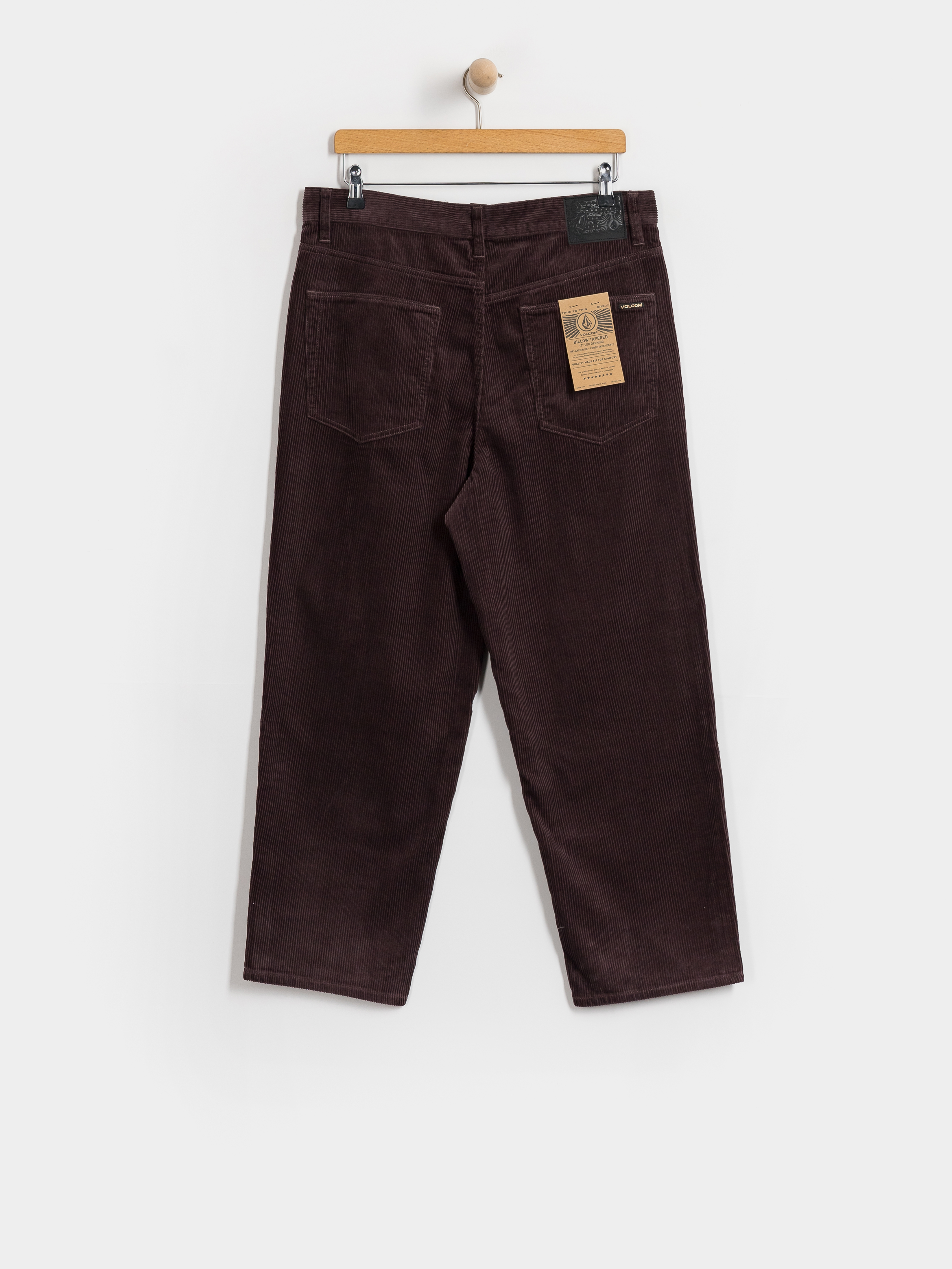 Штани Volcom Billow Tapered Cord (raisin)