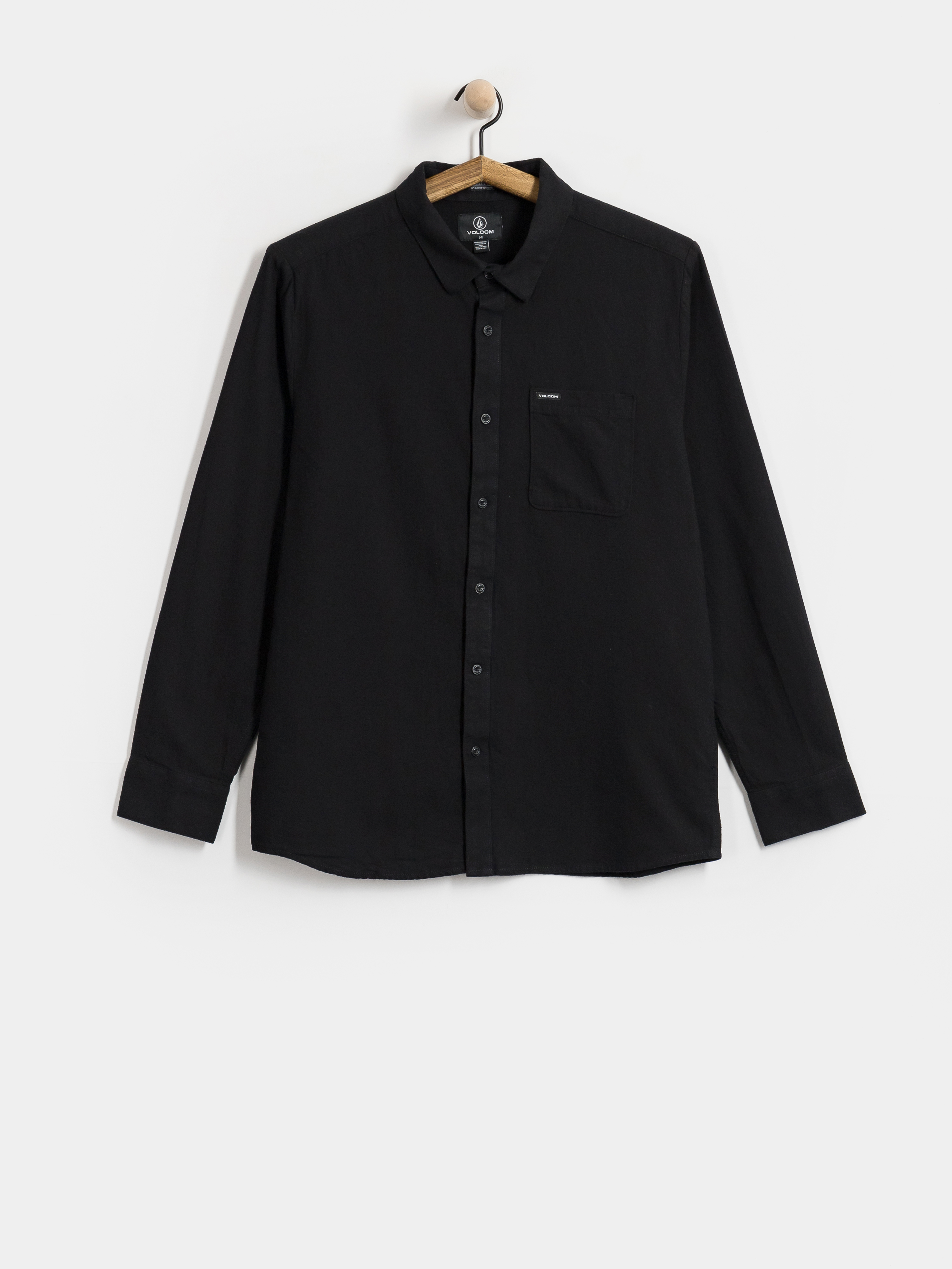 Сорочка Volcom Caden Solid Ls (antique black)
