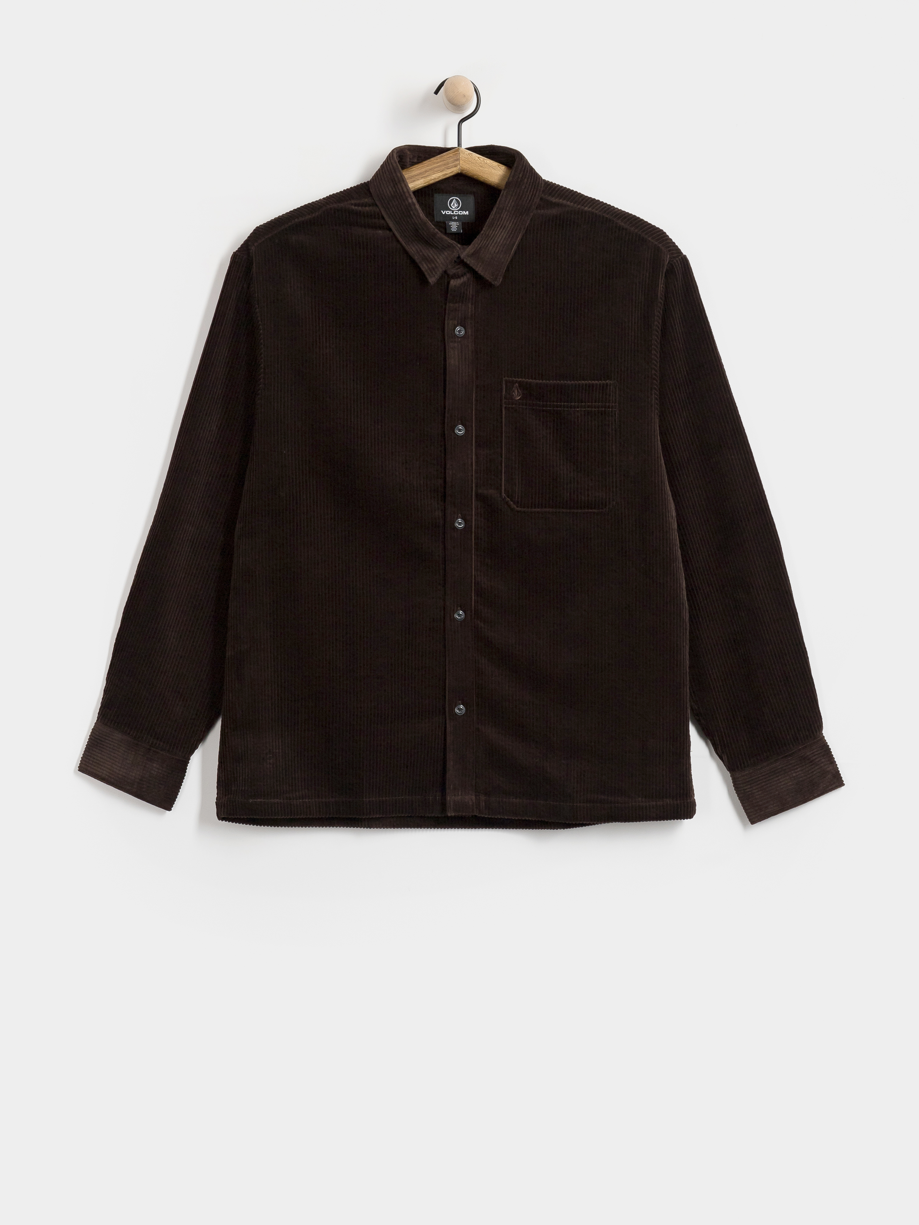 Сорочка Volcom Fostered II Cord Ls (cacao)