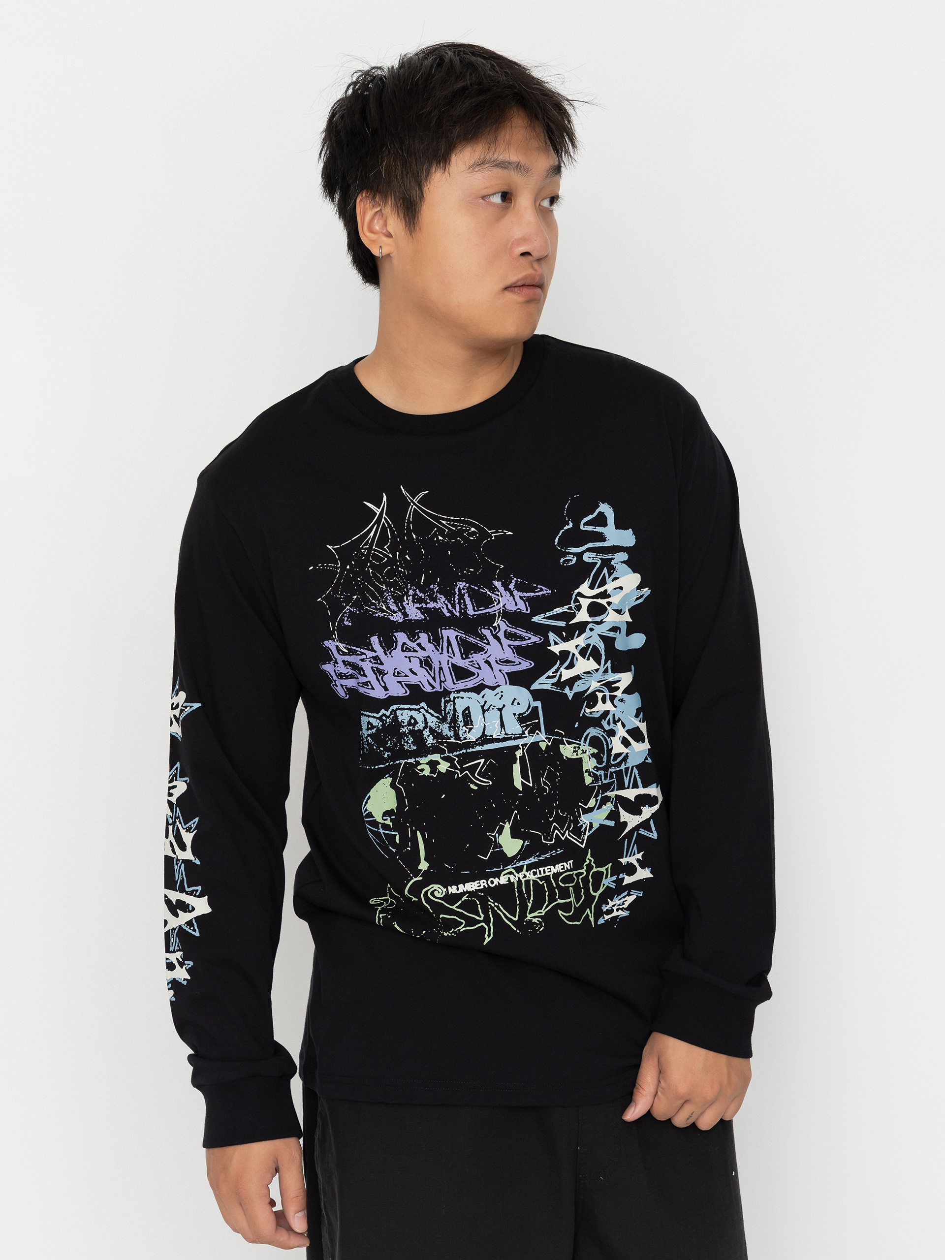 Лонгслів RipNDip World Wide Madness (charcoal)