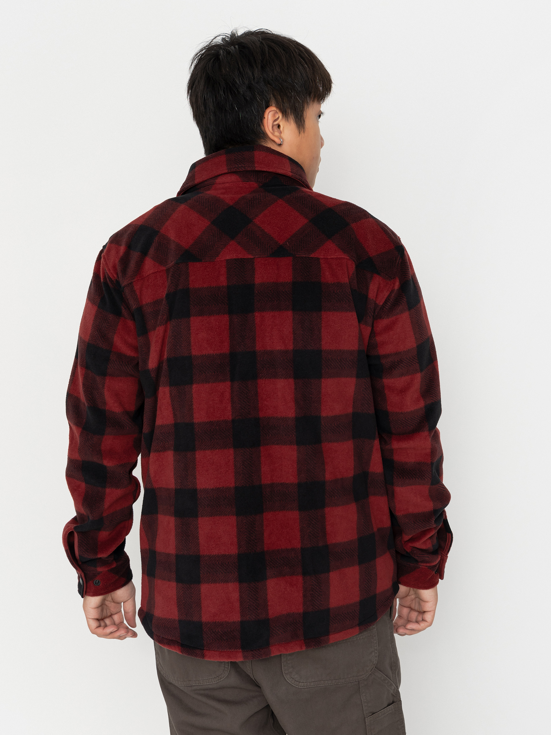 Чоловічий Флісовий светр Quiksilver Venture Fleece Shirt (venture polar oxblood)