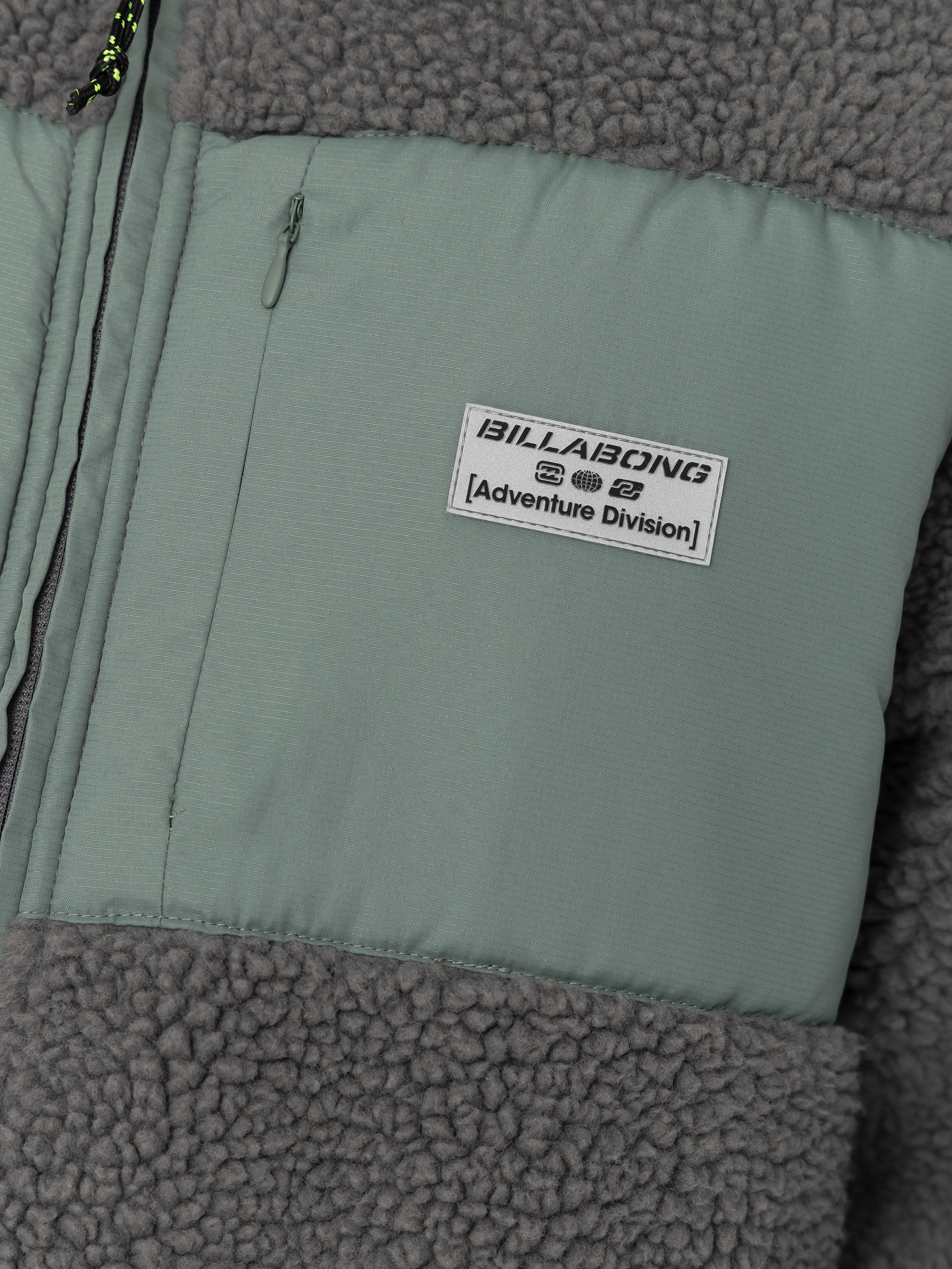 Чоловічий Флісовий светр Billabong Canyon Trail Zip (pewter)