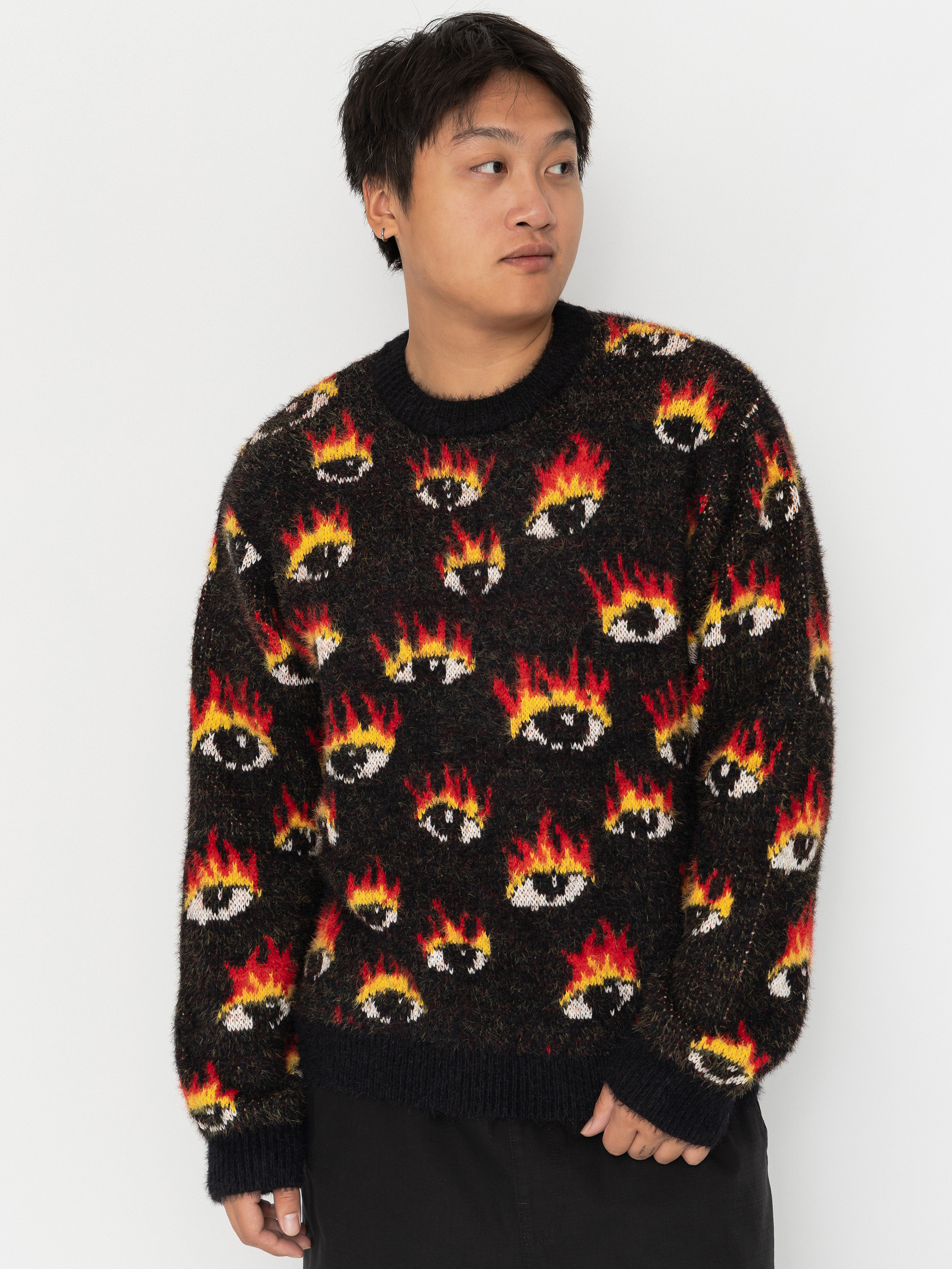 Светр Volcom Fa Ozzy Eyes (black)