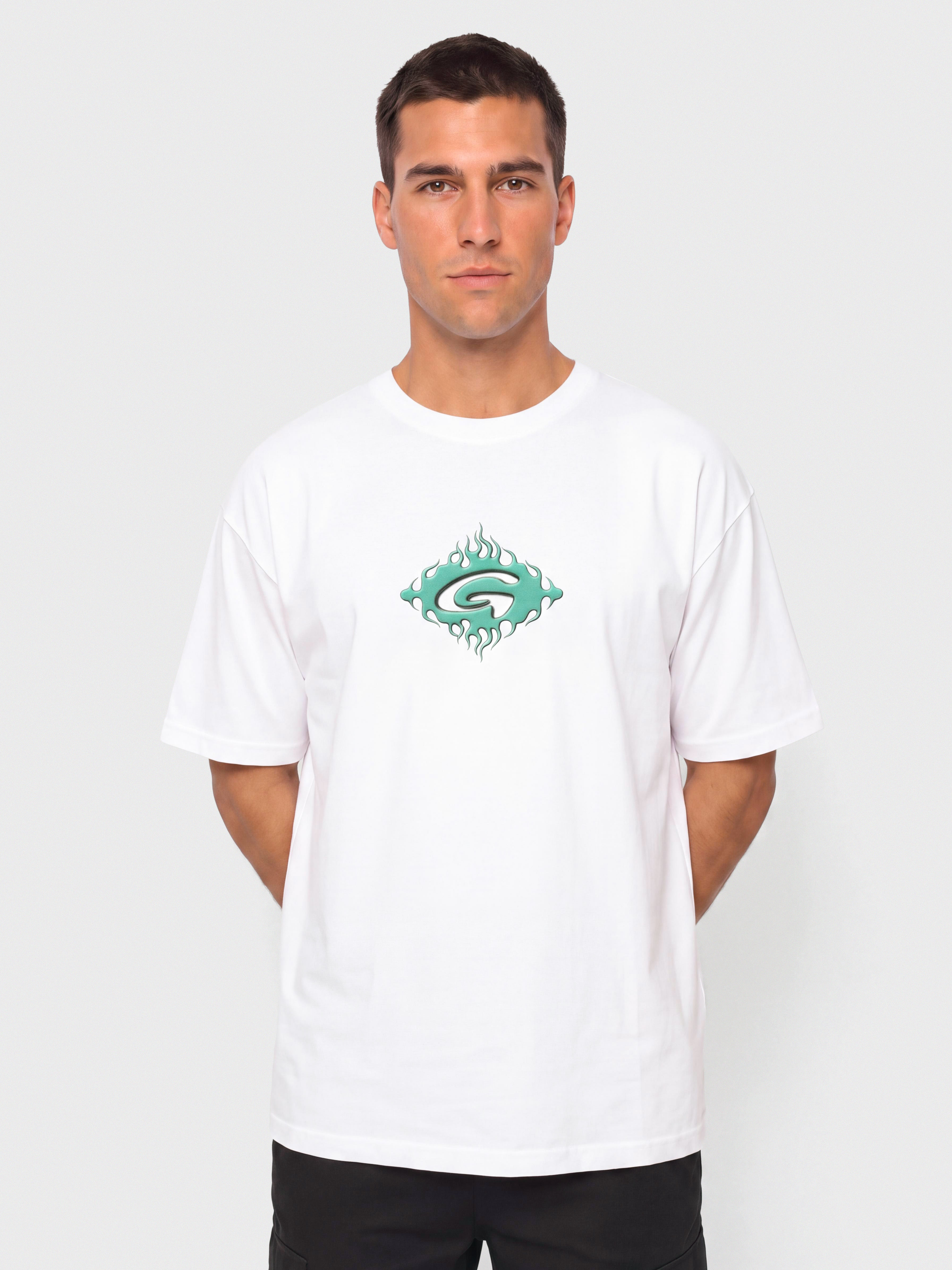 Футболка Gramicci Flames (white)