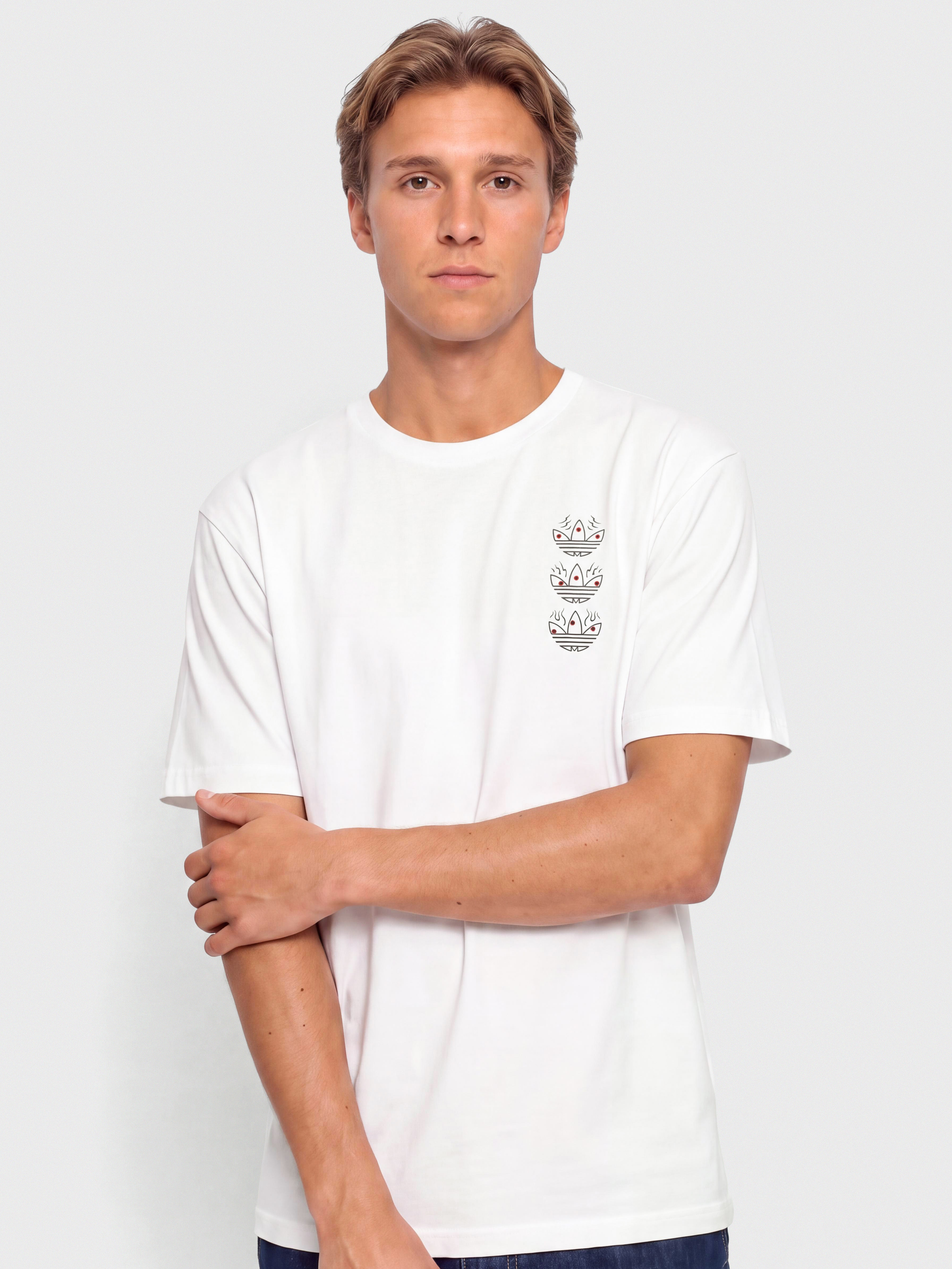 Футболка adidas Tos Curb (white/multco)