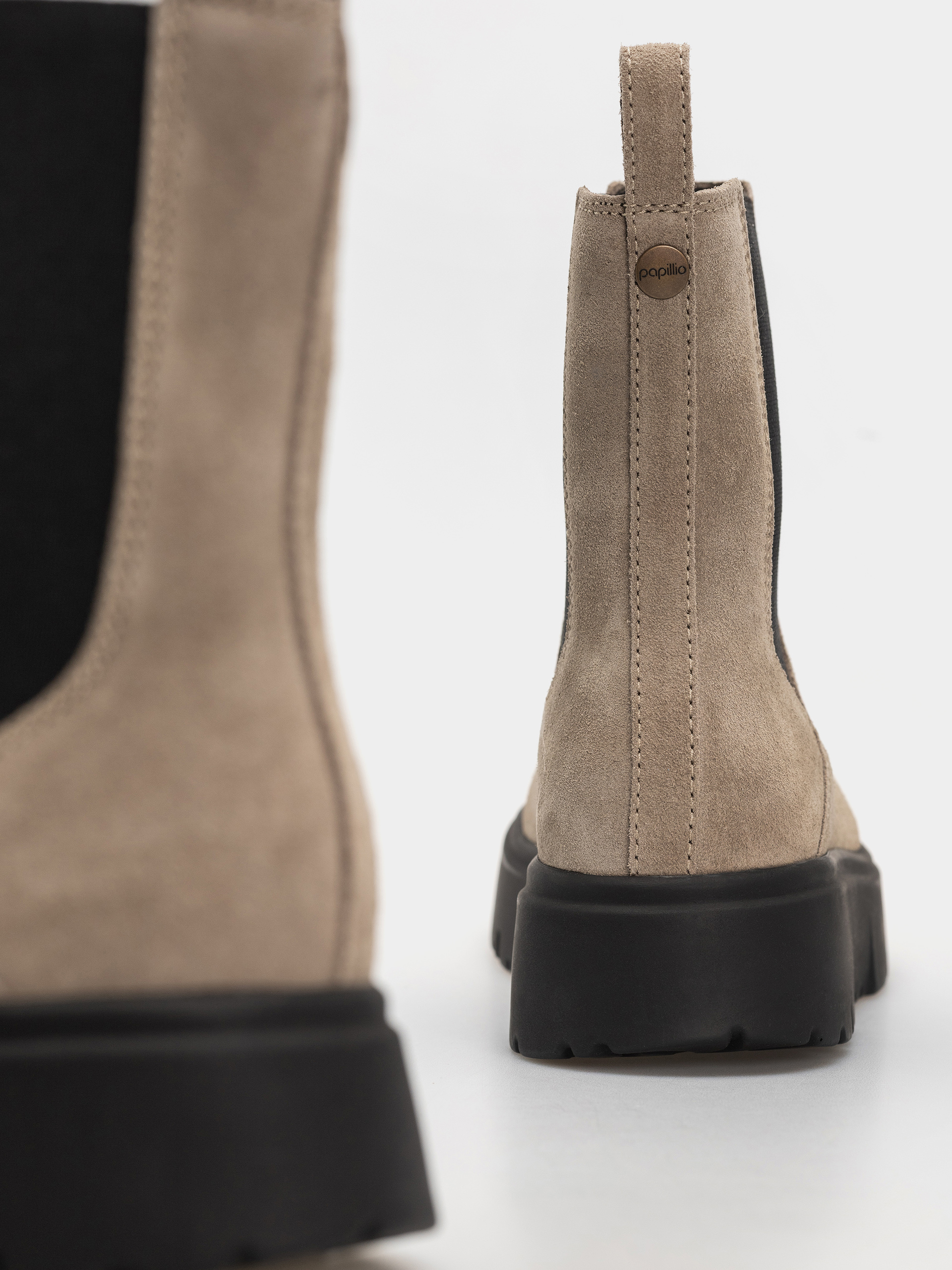 Взуття Birkenstock Theda Chelsea Suede Leather Narrow Wmn (taupe)