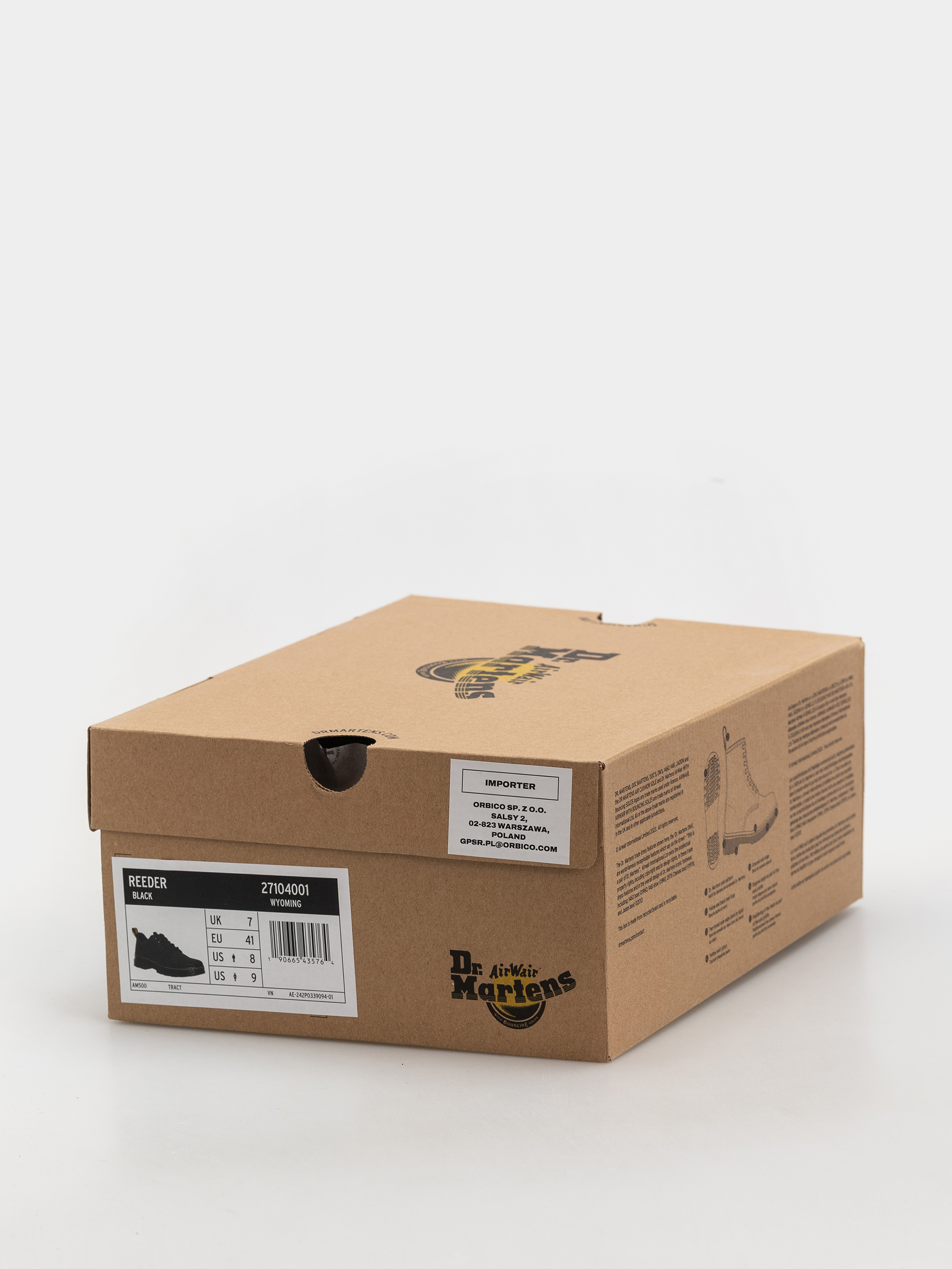 Взуття Dr. Martens Reeder Leather (black)