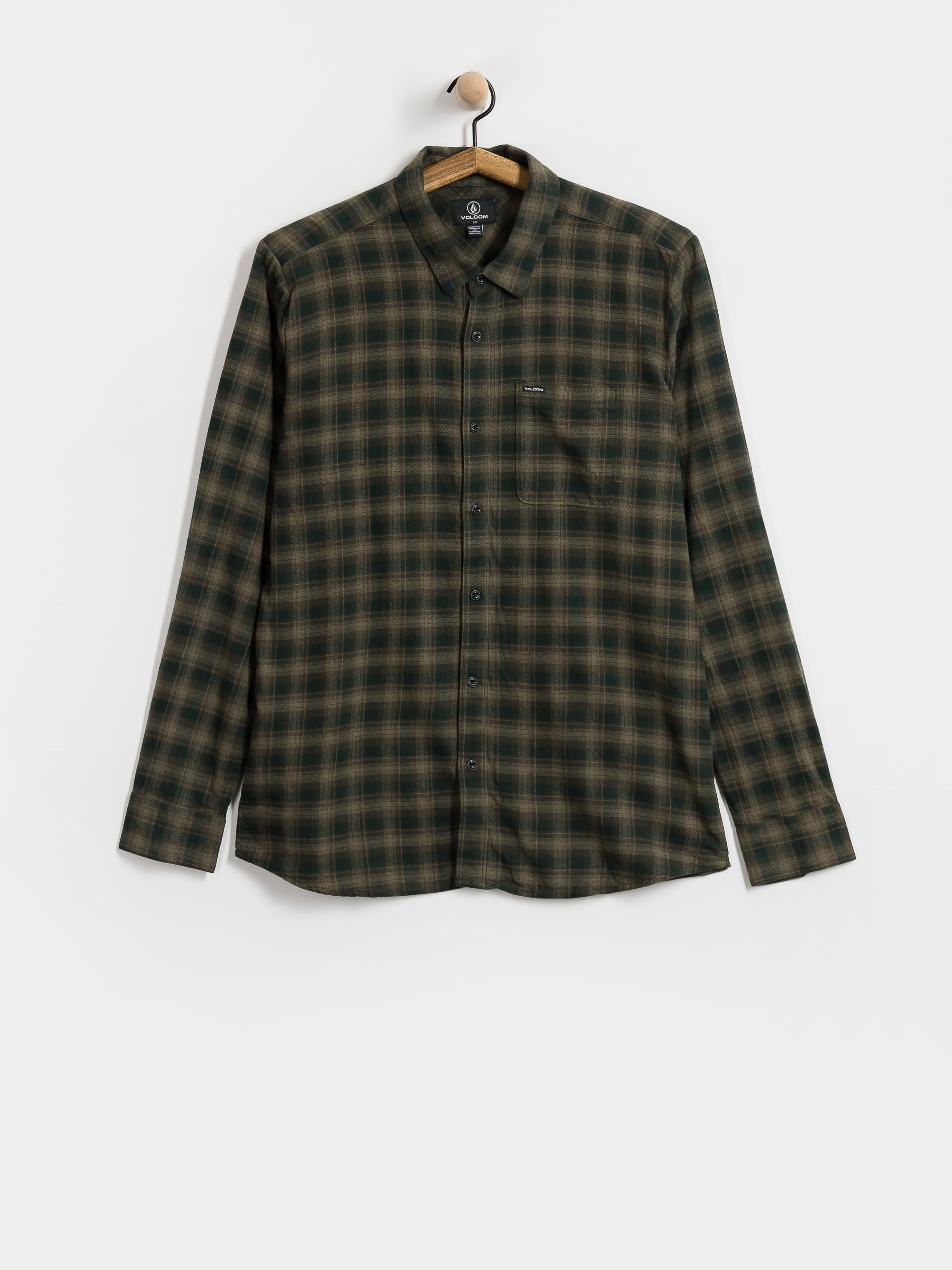 Сорочка Volcom Caden Plaid Ls (wintermoss)