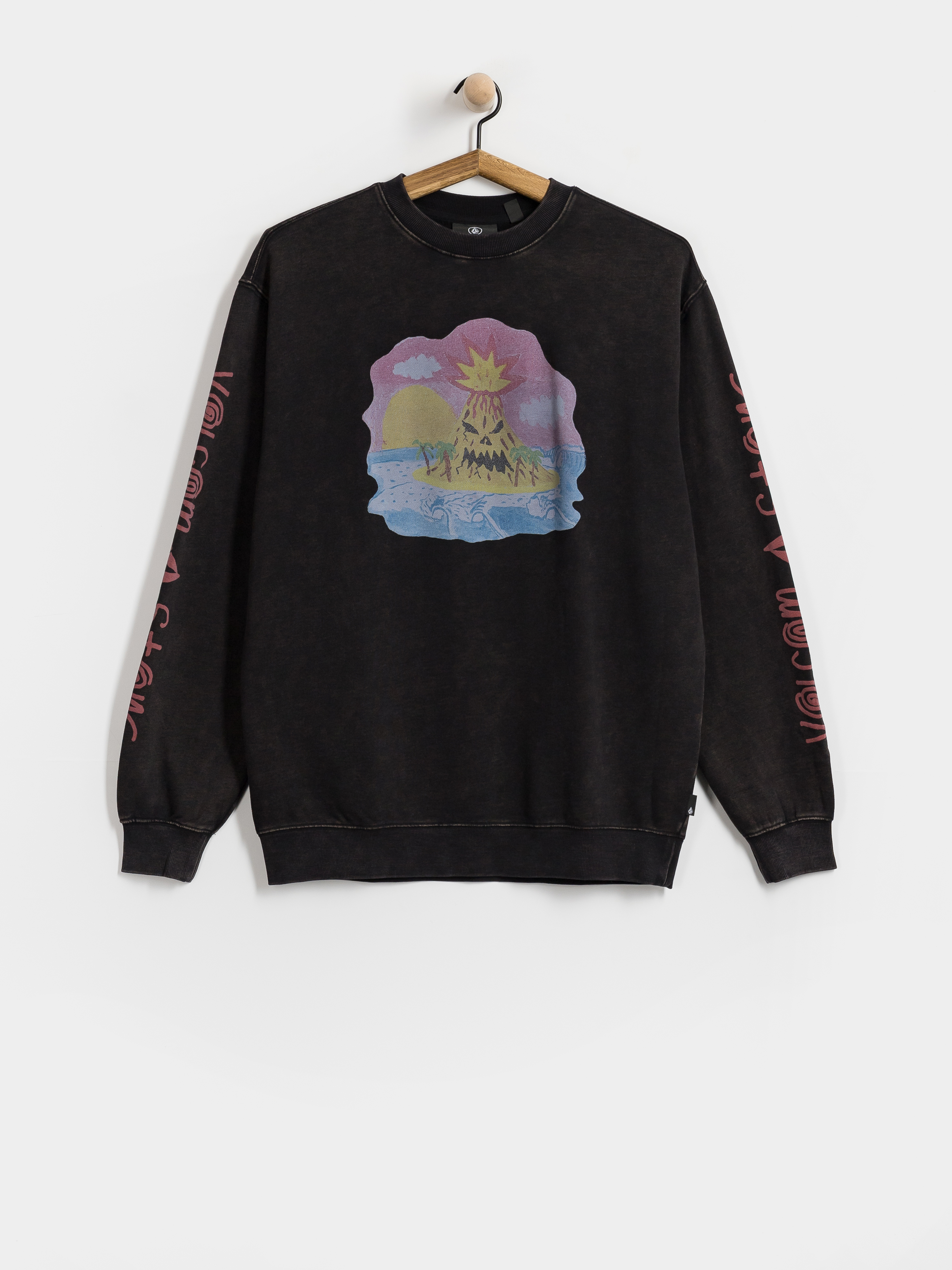 Світшот Volcom Fa Ozzy Crew (light acid black)