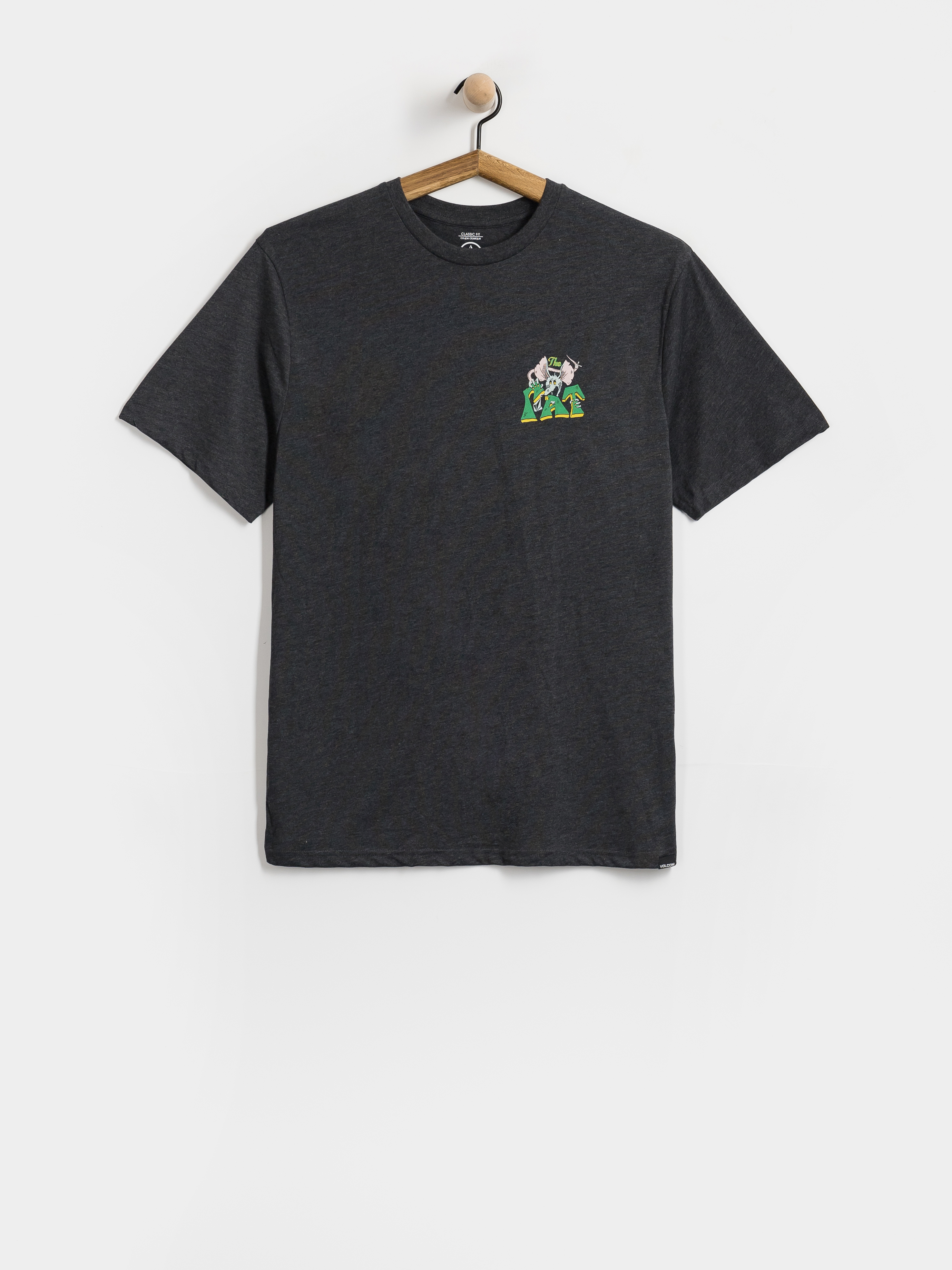 Футболка Volcom Tipsy Rat Hth (heather black)