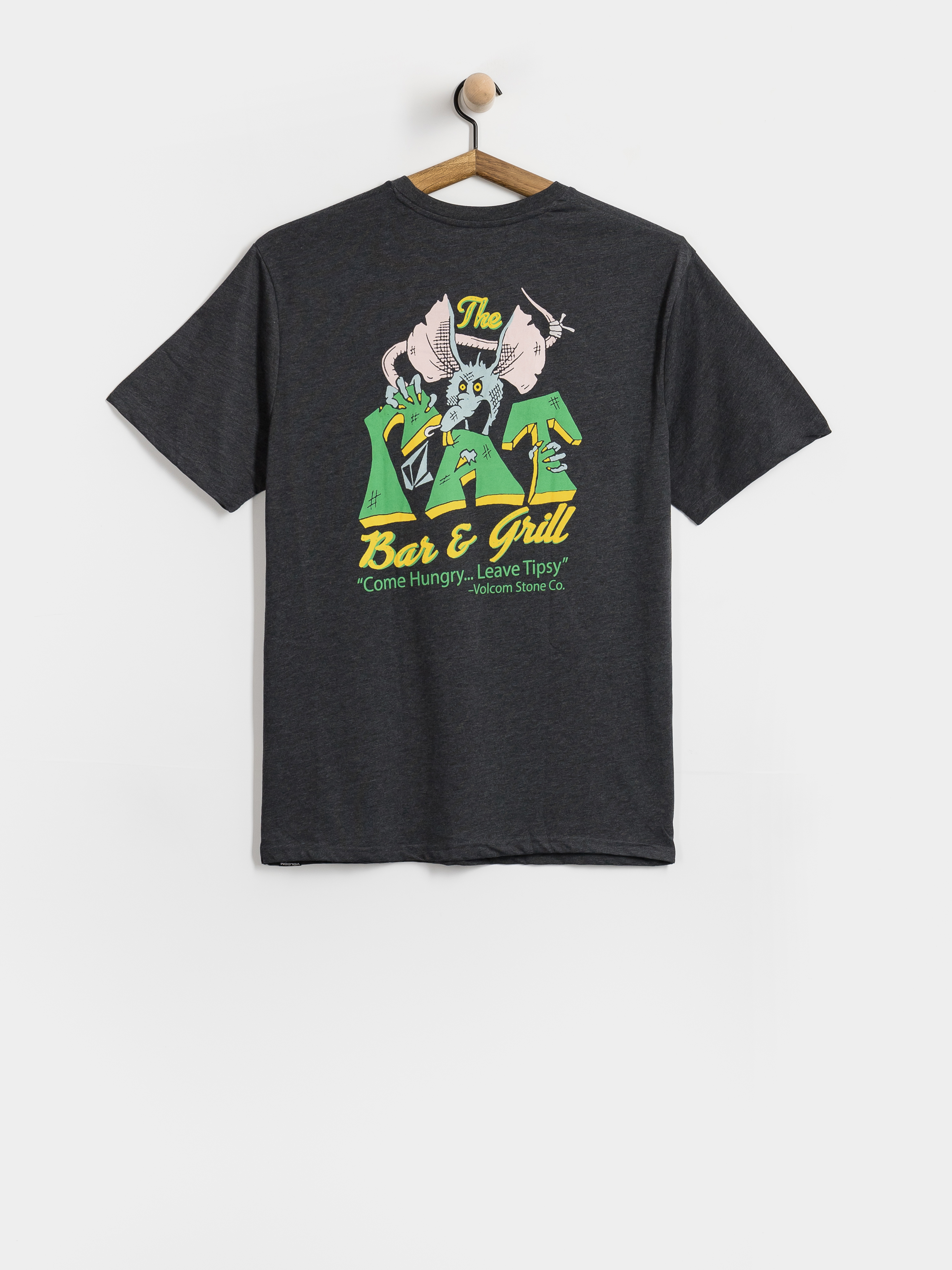 Футболка Volcom Tipsy Rat Hth (heather black)