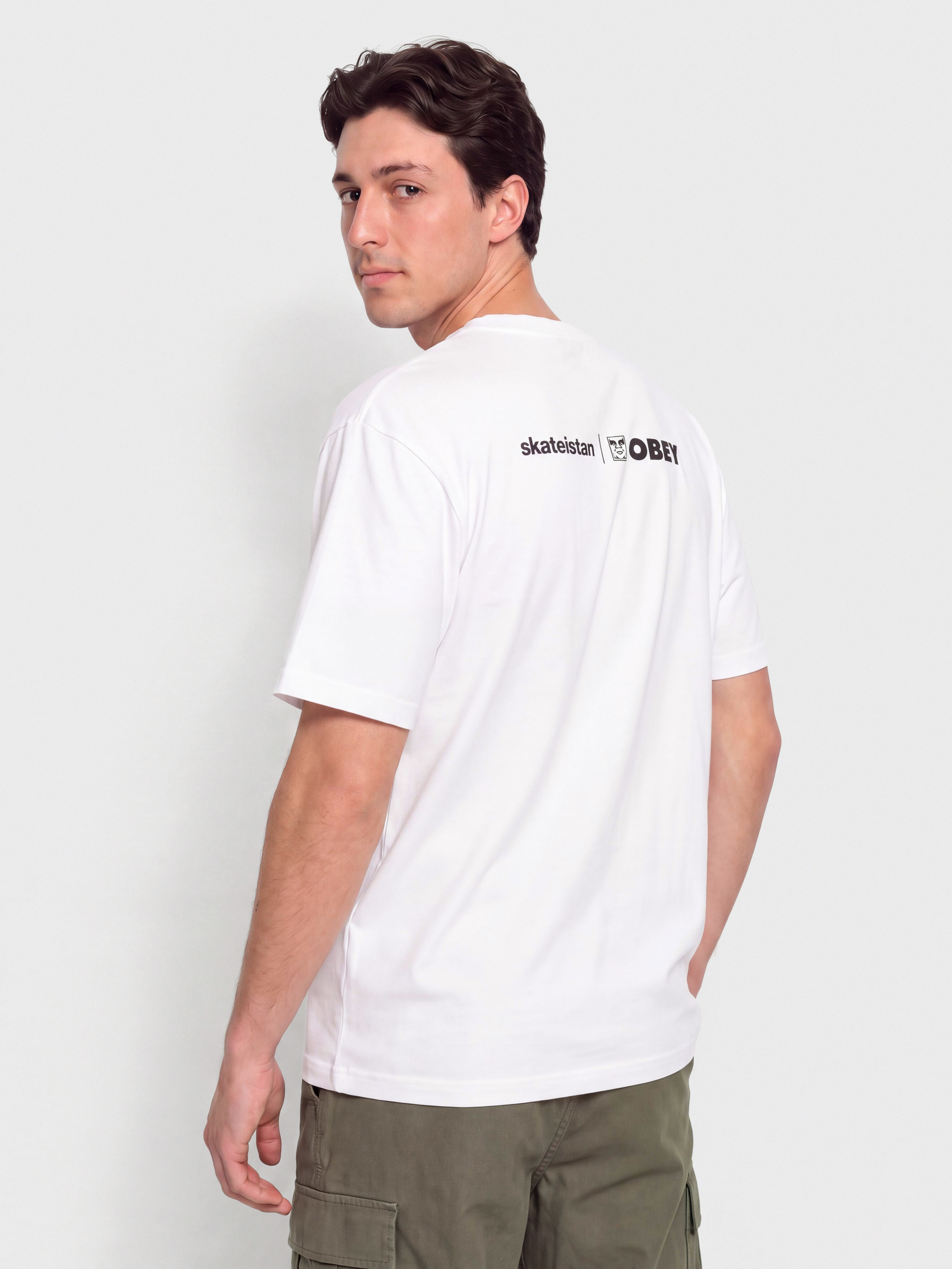 Футболка OBEY Skateistan Photo (white)