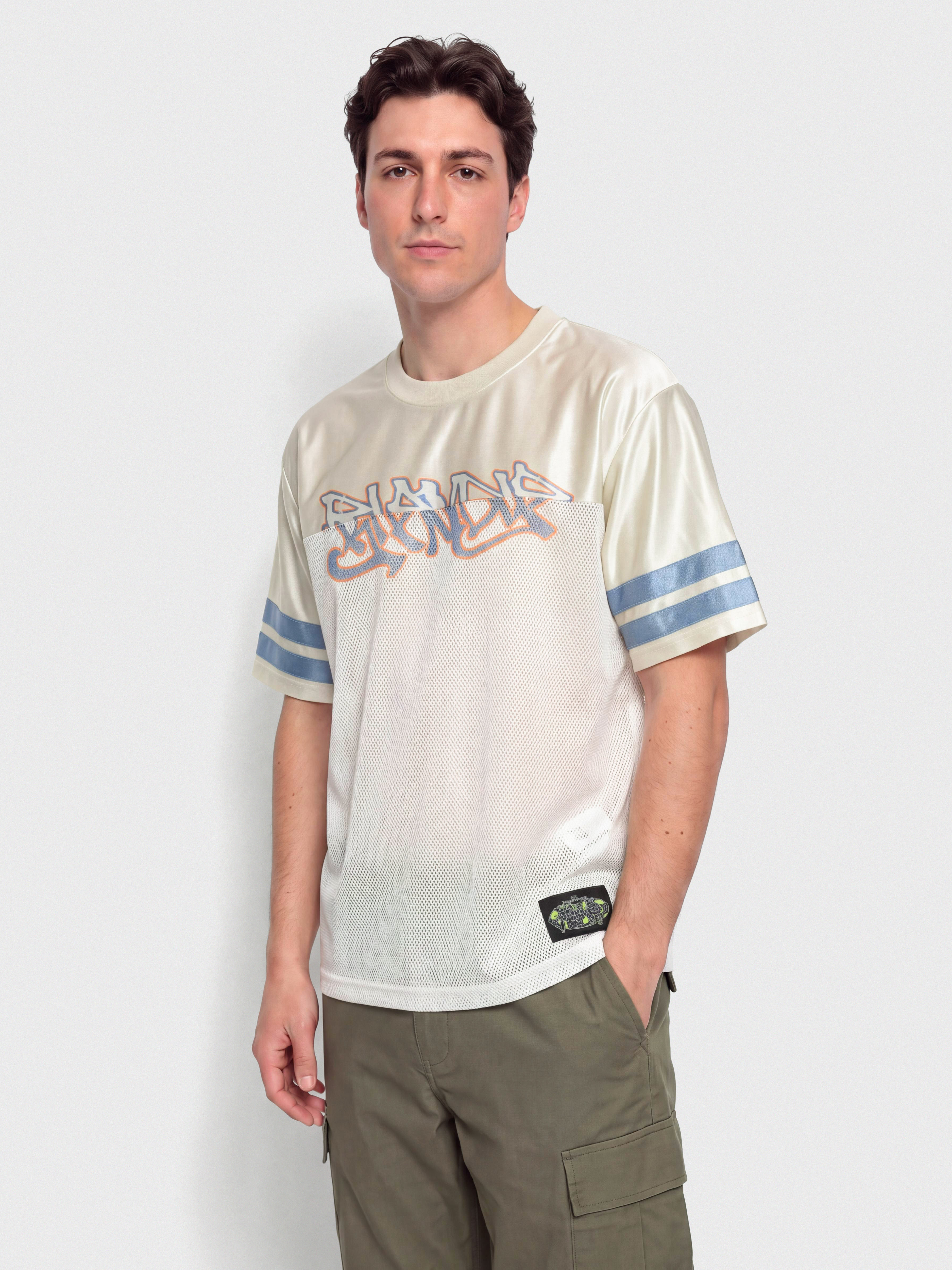 Футболка RipNDip Too Fast Football Jersey (bone)