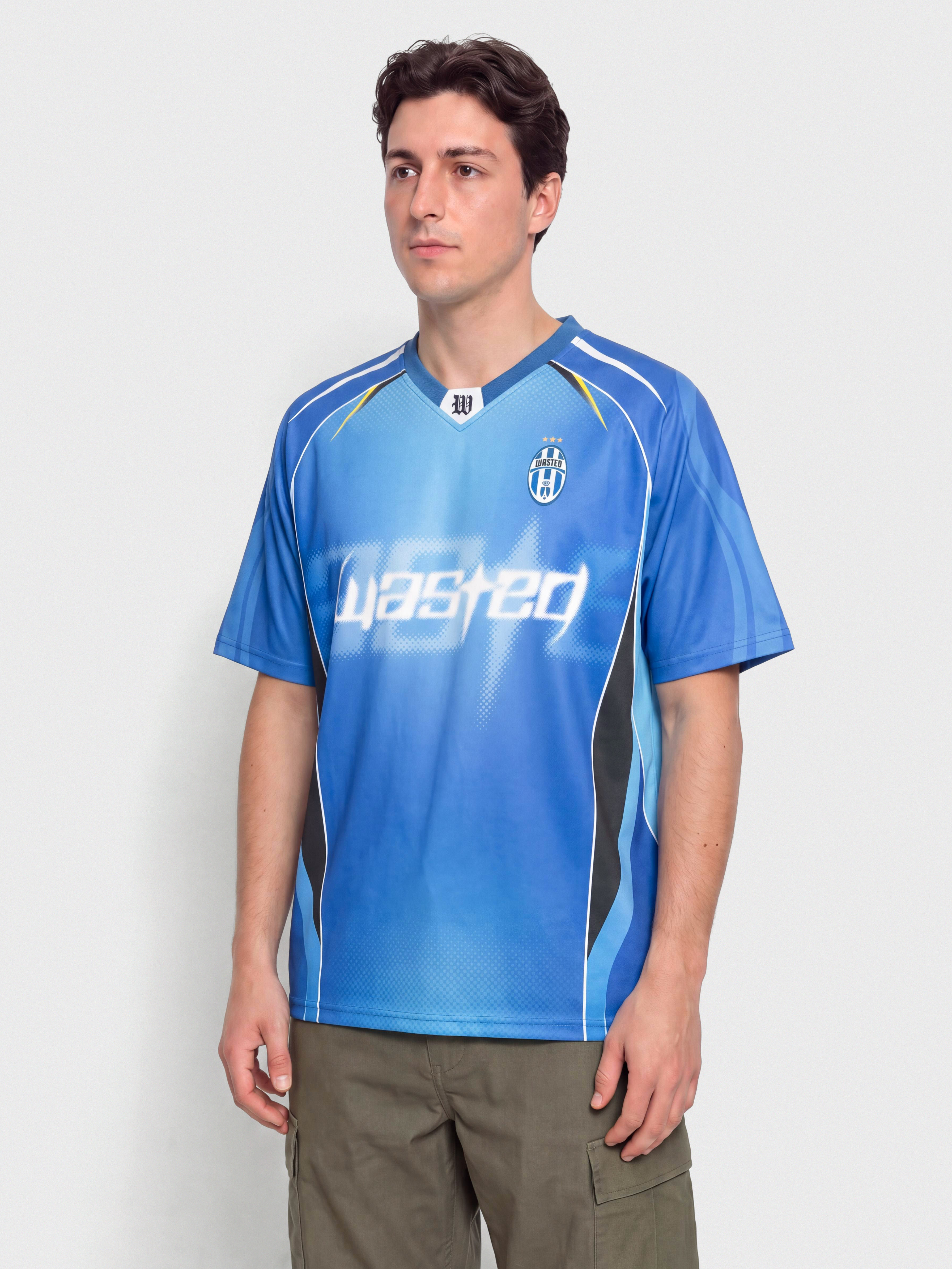 Футболка Wasted Paris Ambrosiana Football Jersey (arena blue)