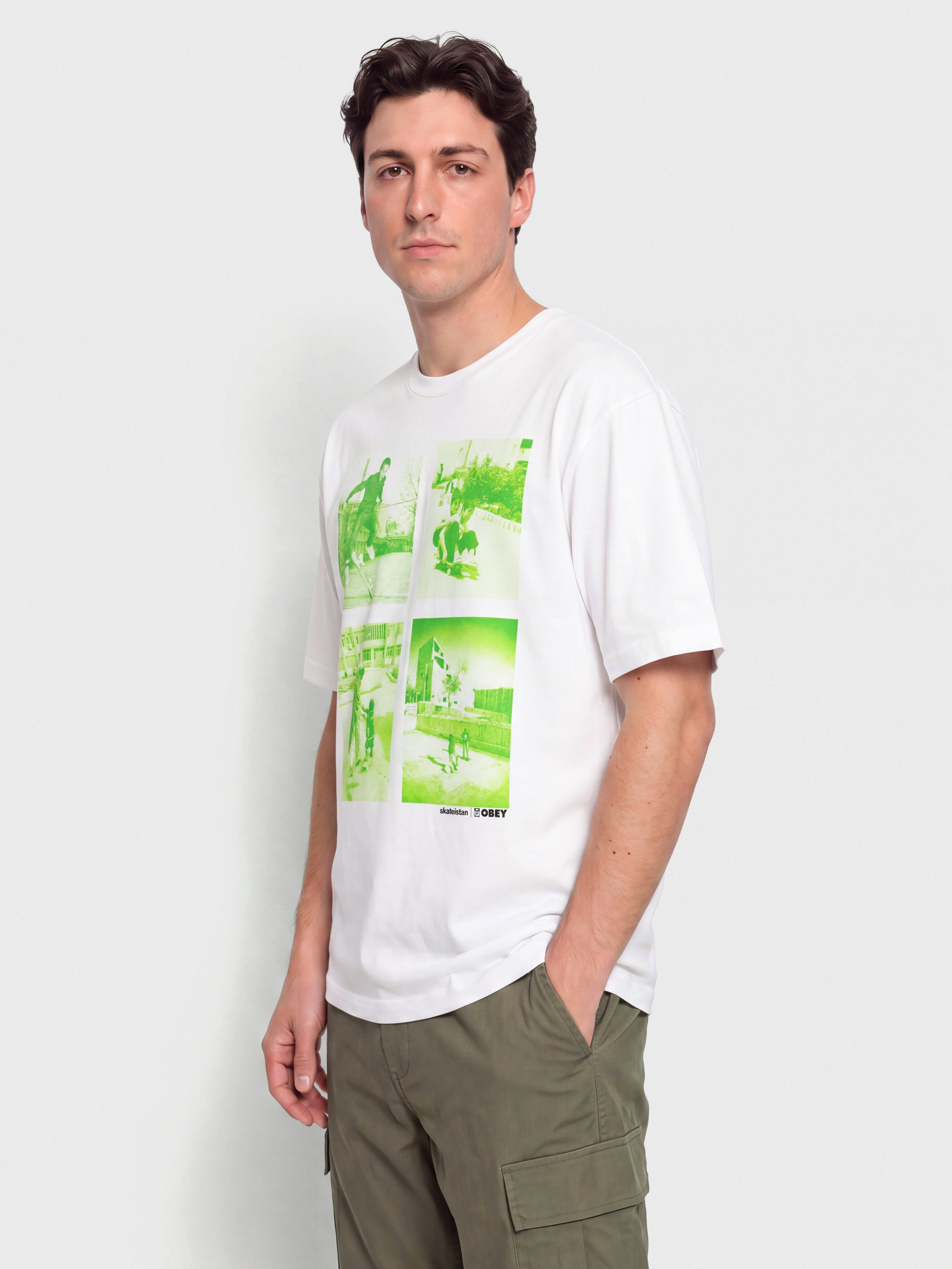 Футболка OBEY Skateistan Child Photo (white)