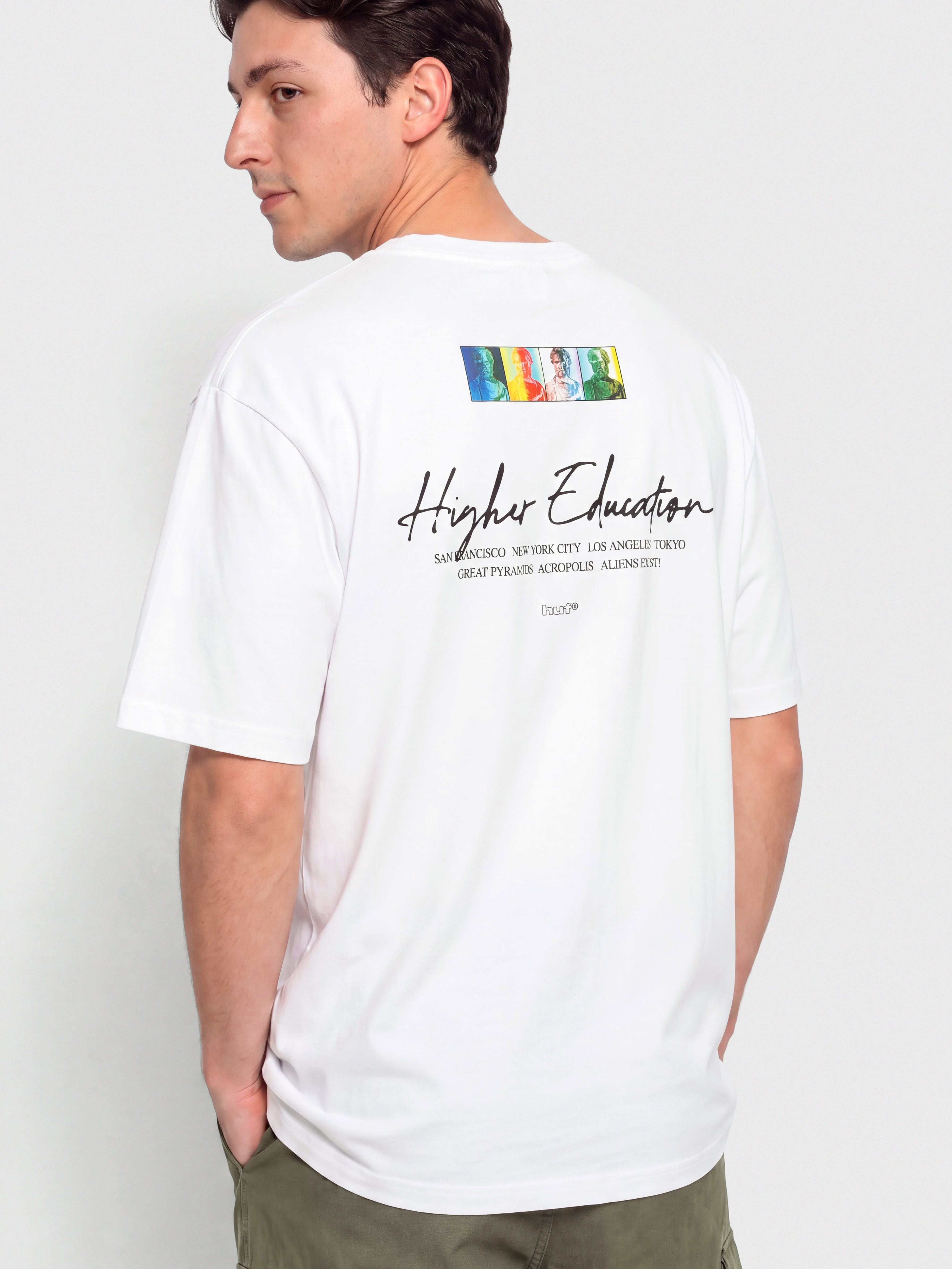 Футболка HUF Higher Education (white)