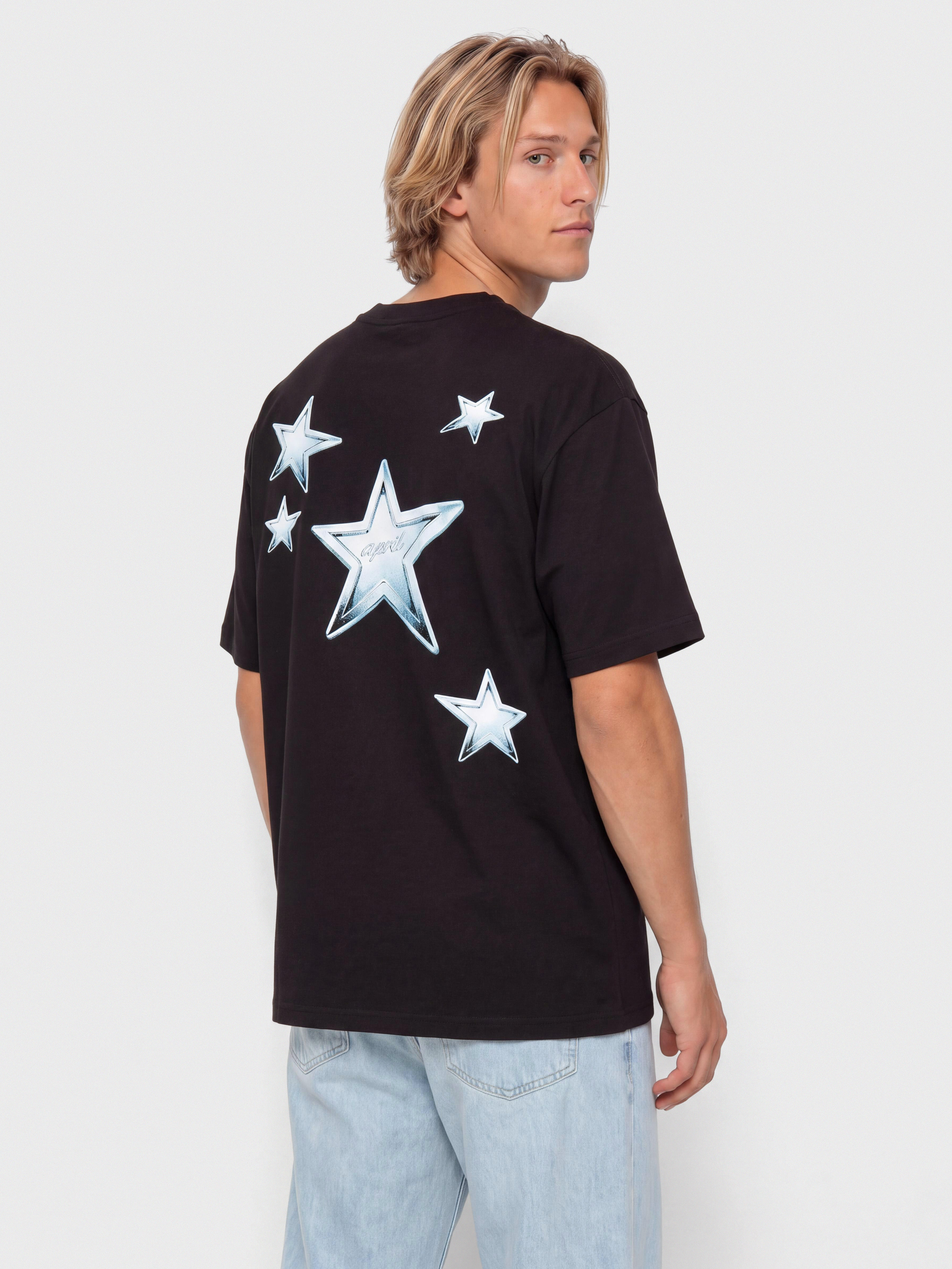 Футболка April Skateboards Stars (black)