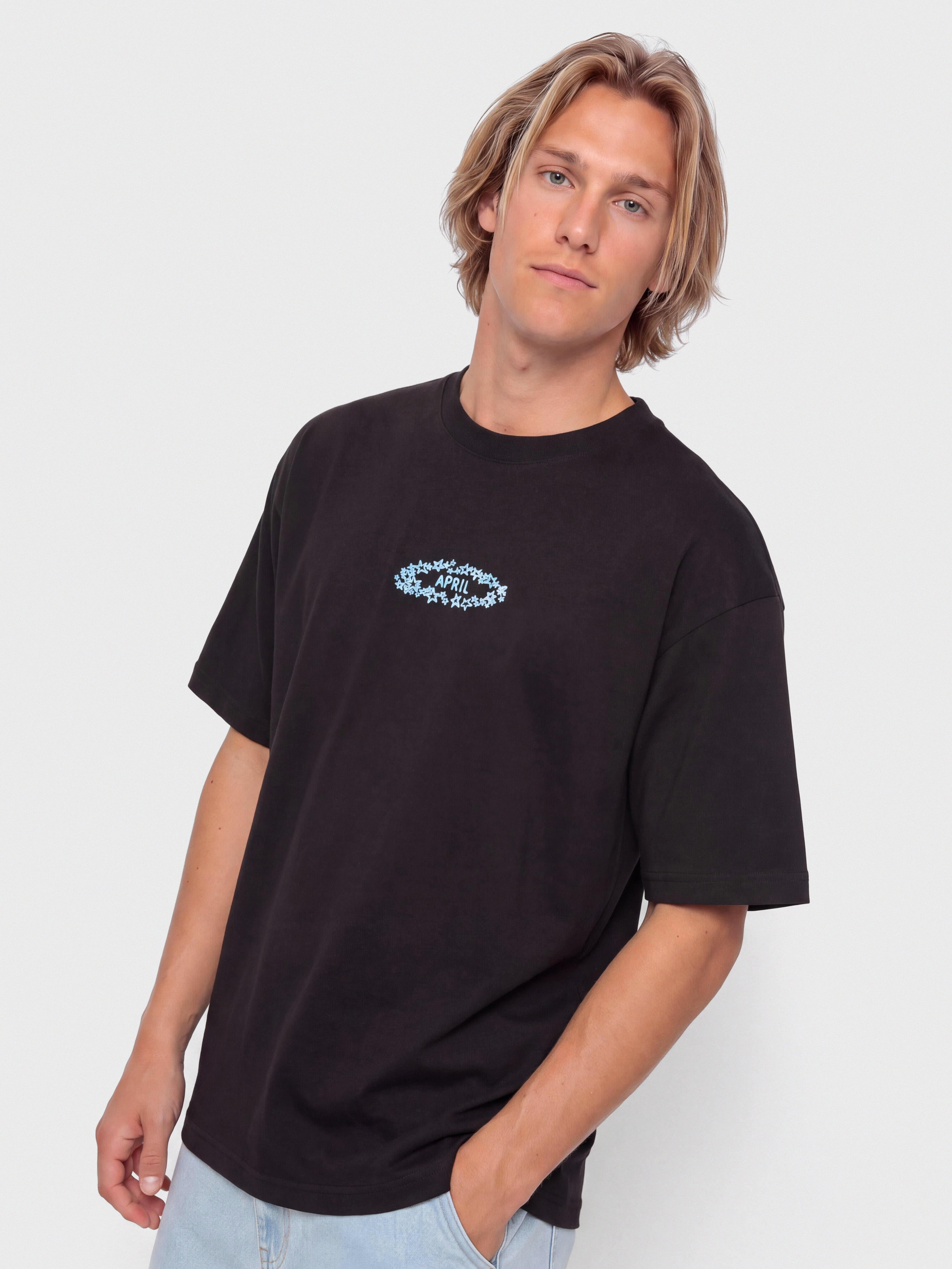 Футболка April Skateboards Stars (black)