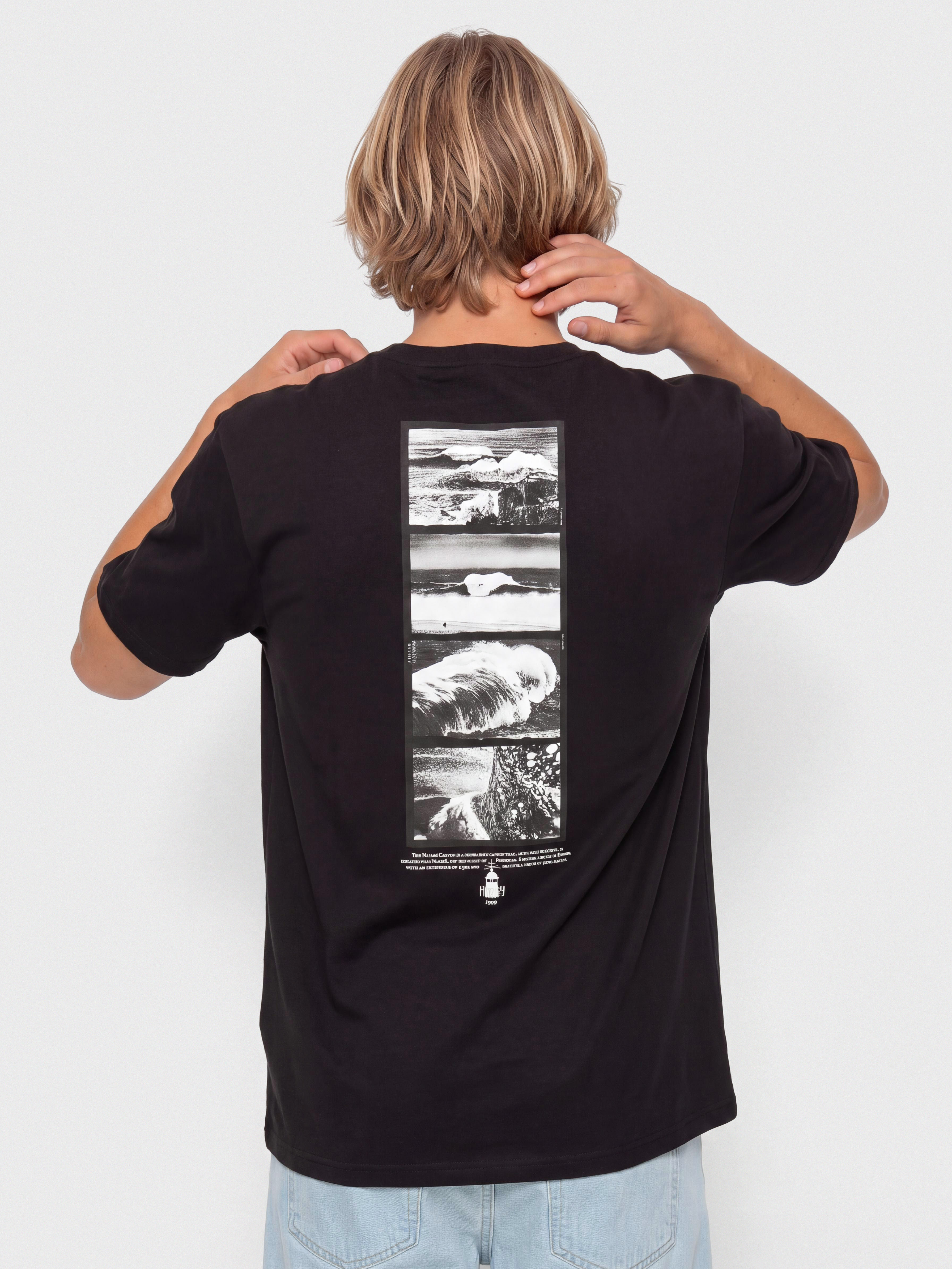 Футболка Hurley Nazare Sqns (black)