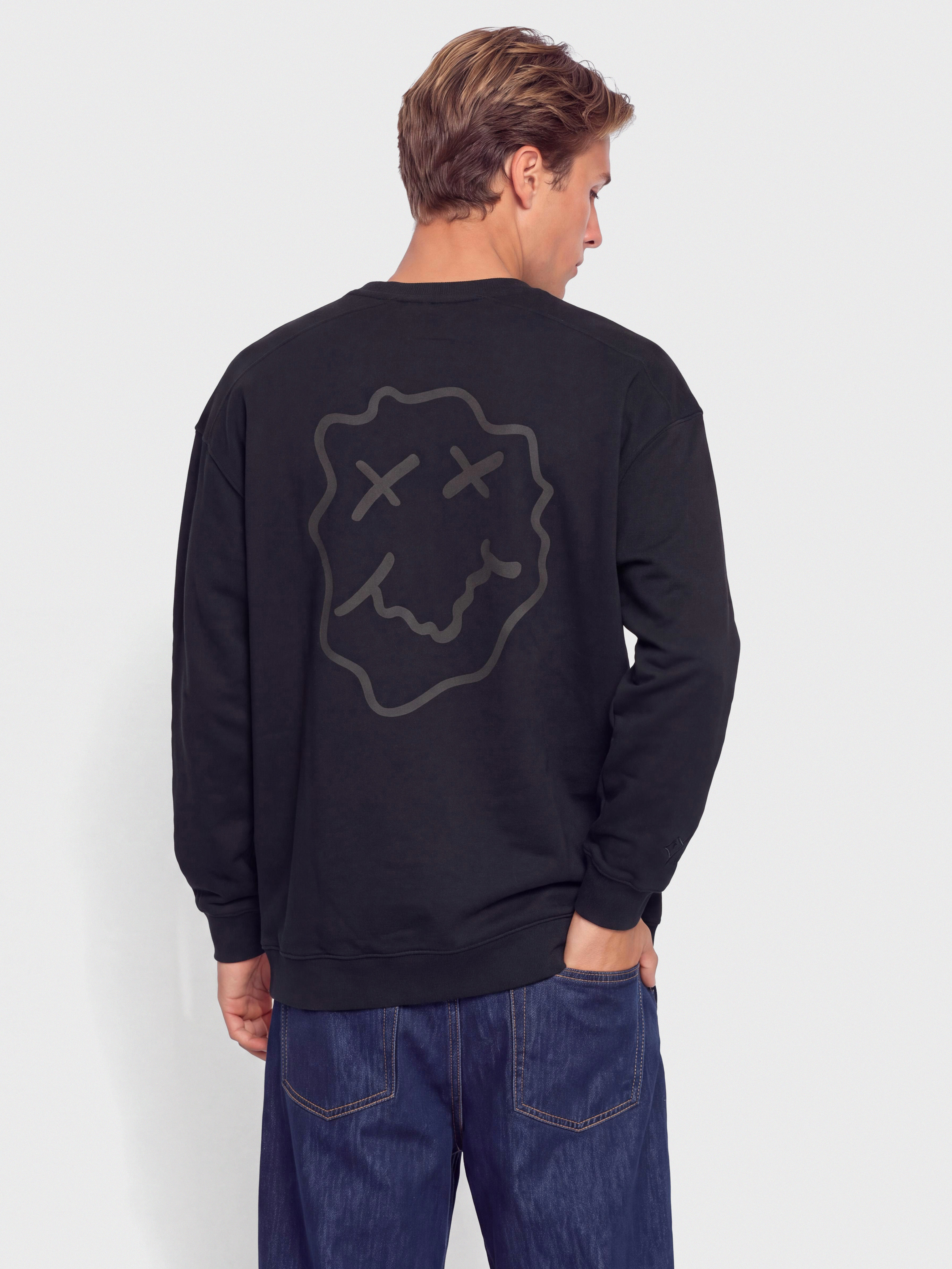 u0421u0432u0456u0442u0448u043eu0442 Hurley Smile Crew (black)