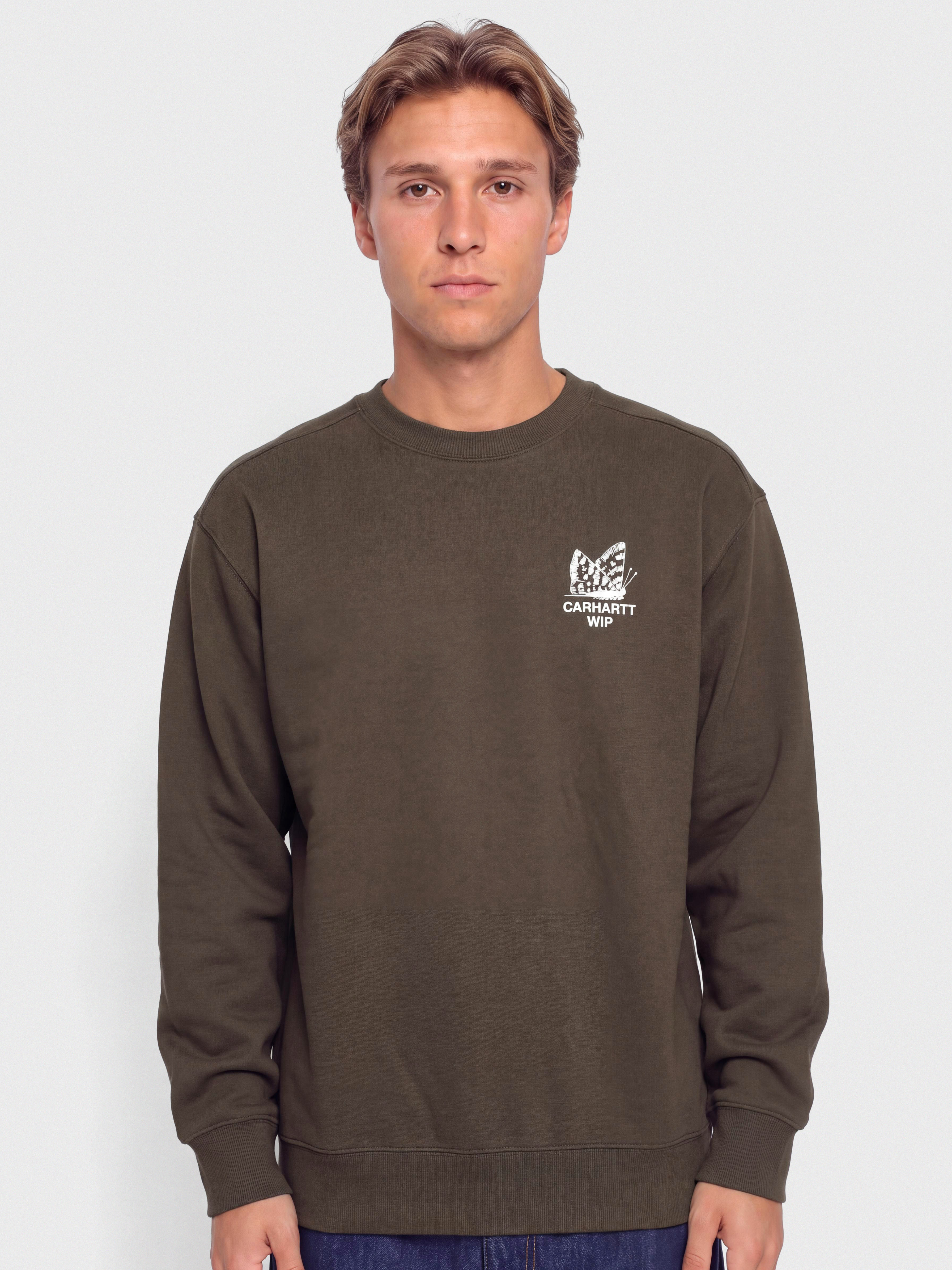 Світшот Carhartt WIP Hourglass (cypress/stone washed)