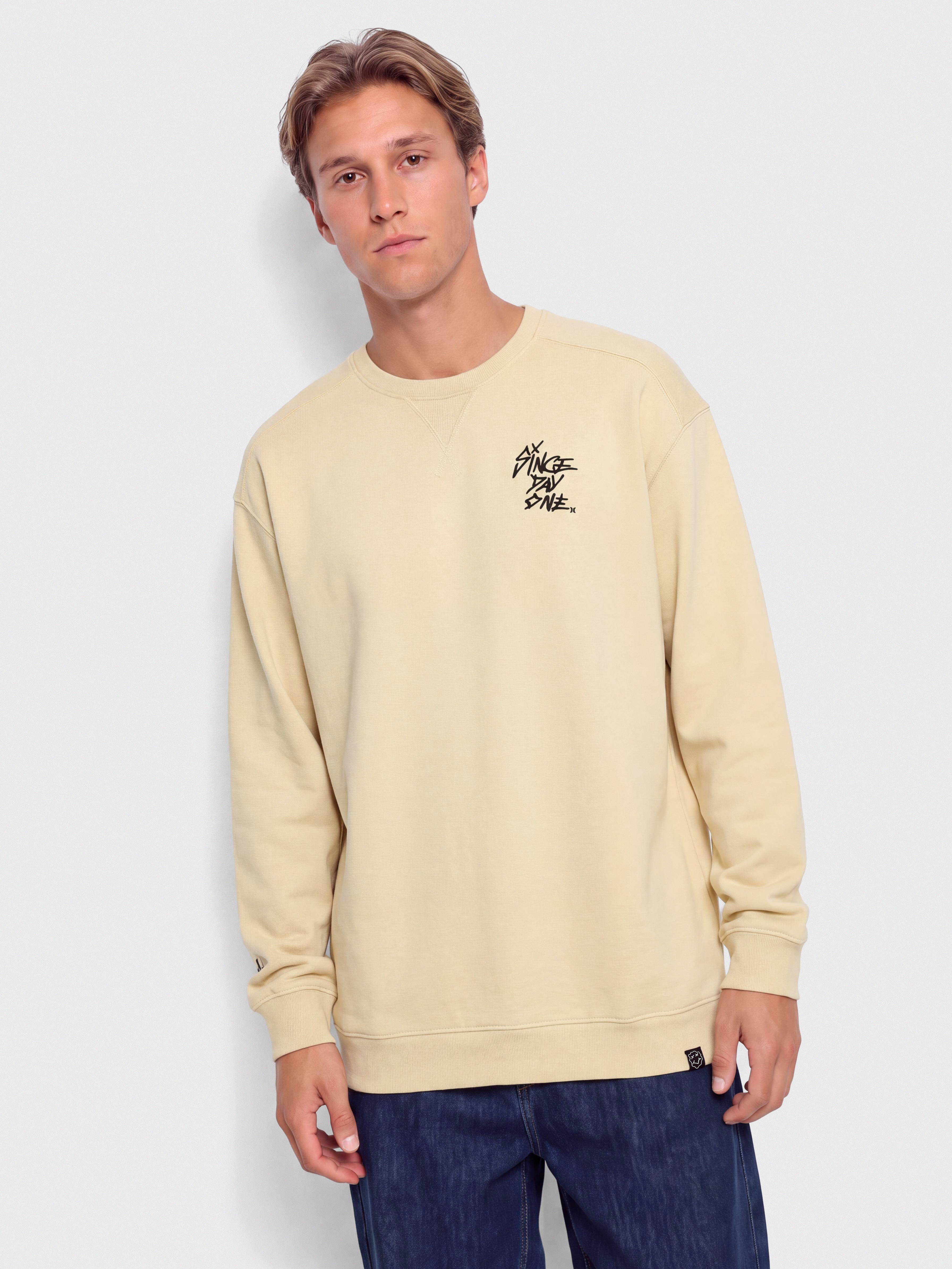 Світшот Hurley Smile Crew (cream)