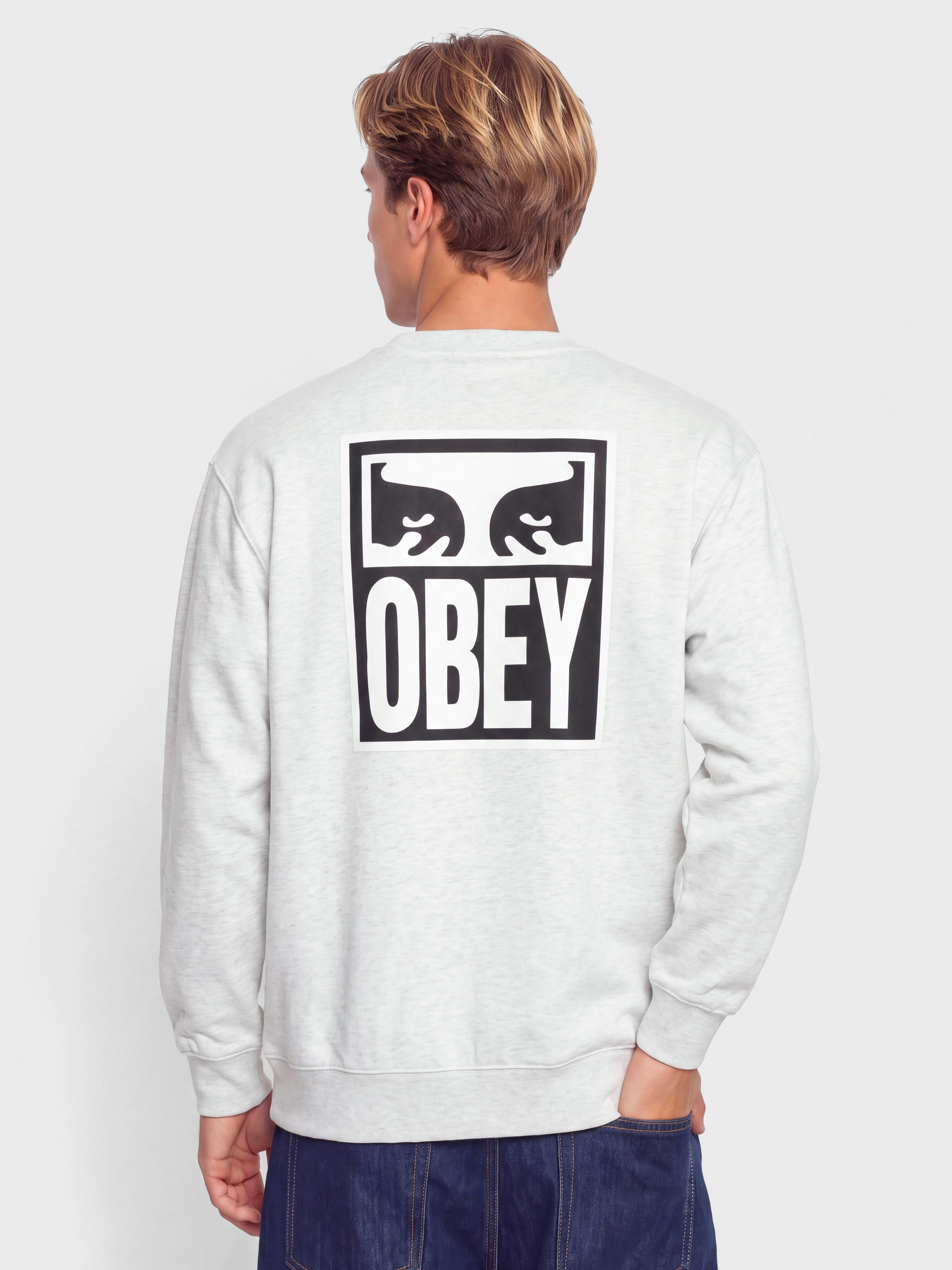 Світшот OBEY Eyes Icon (heather grey)
