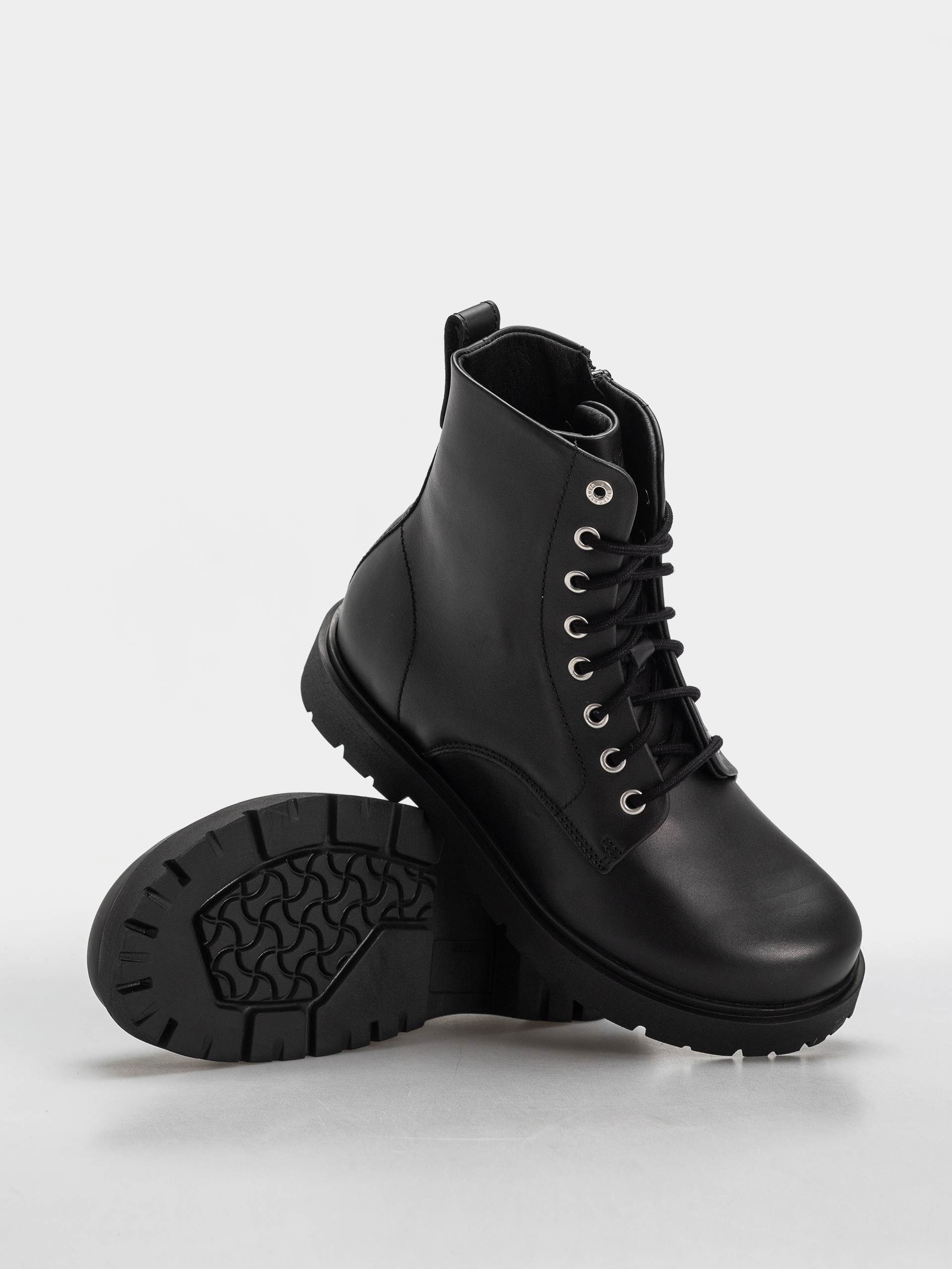 Взуття Birkenstock Highwood Mid Lace New Leather Narrow Wmn (black)