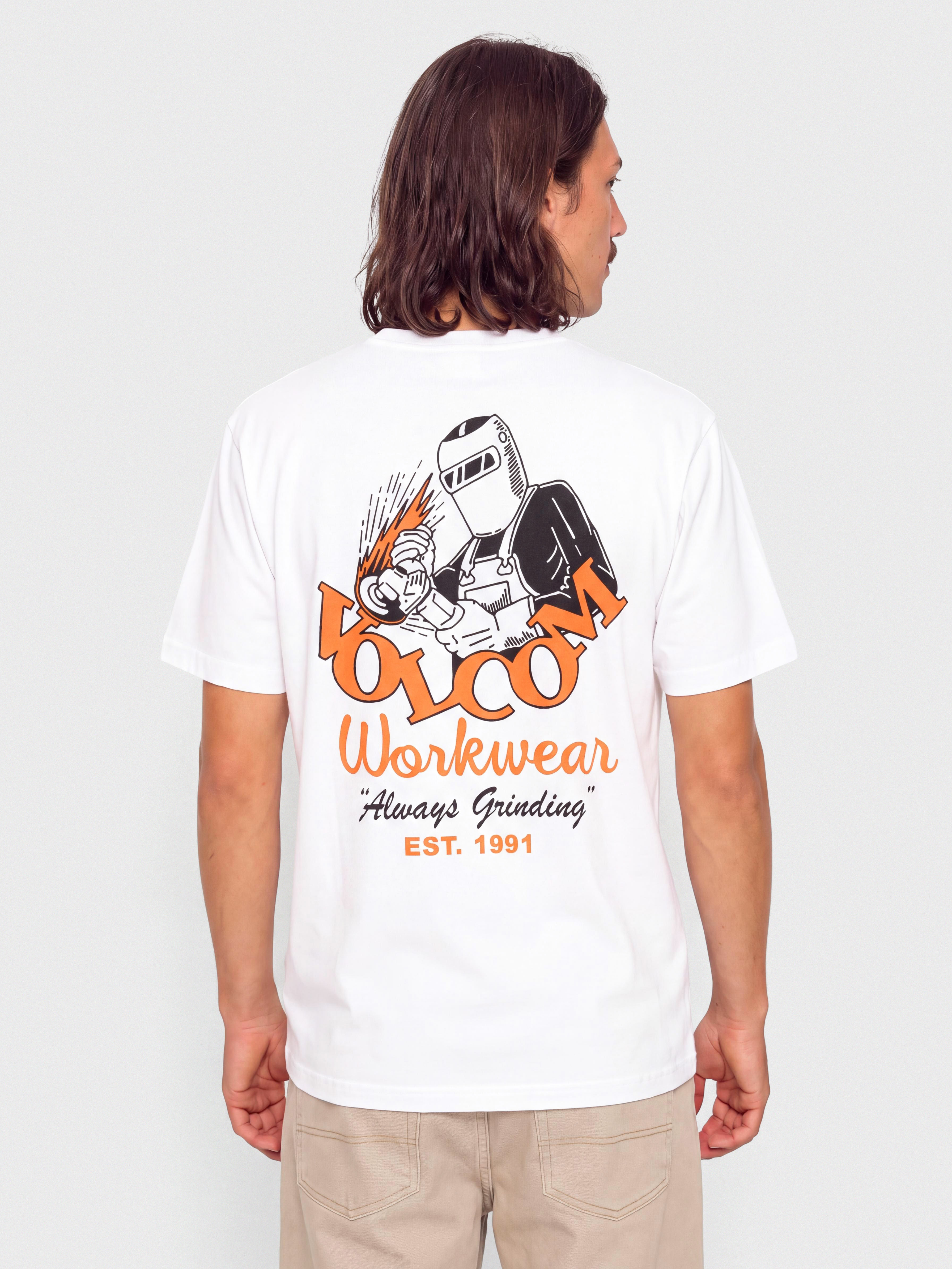 Футболка Volcom Always Grinding (white)