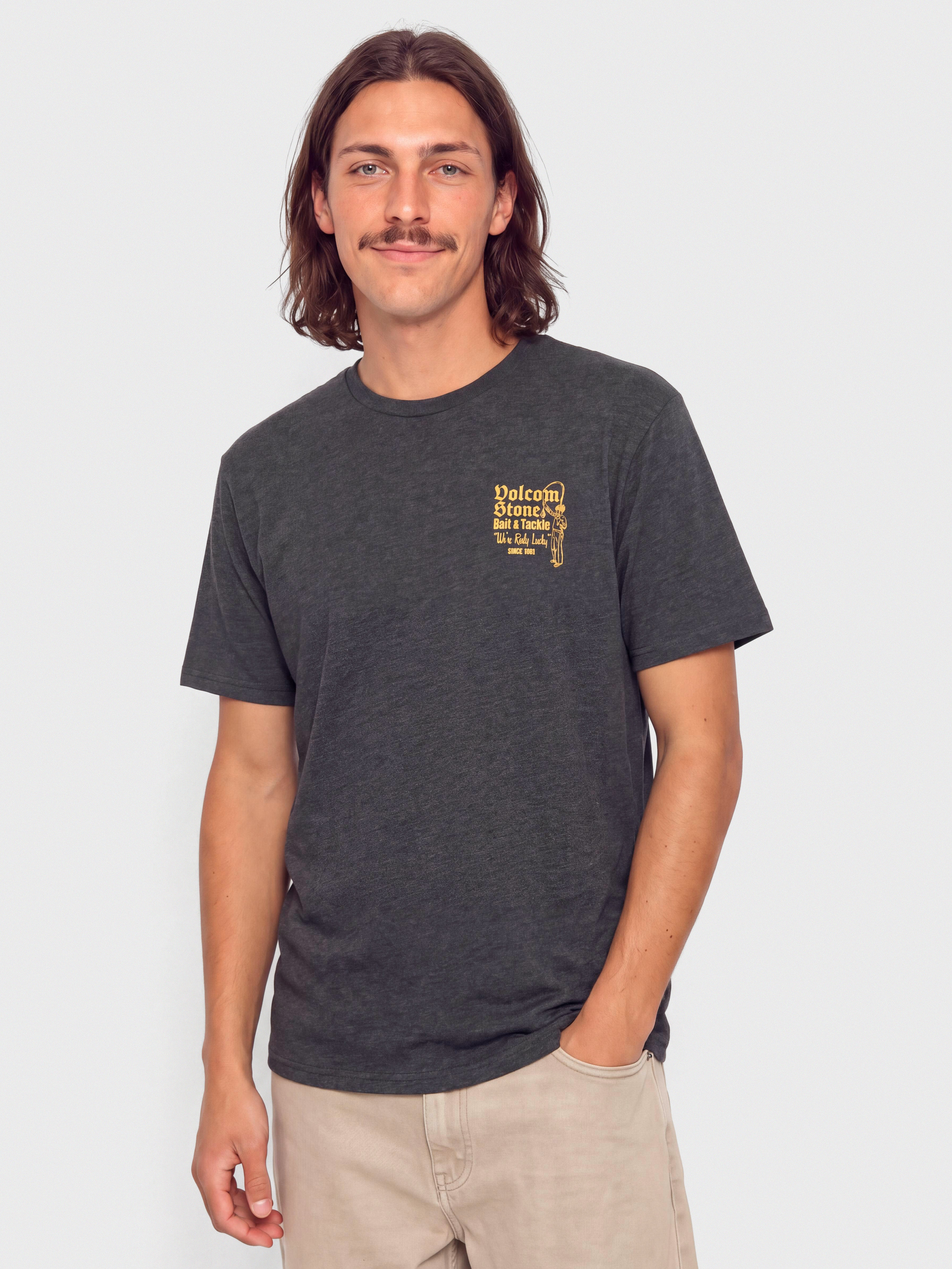 Футболка Volcom Reely Lucky Hth (heather black)