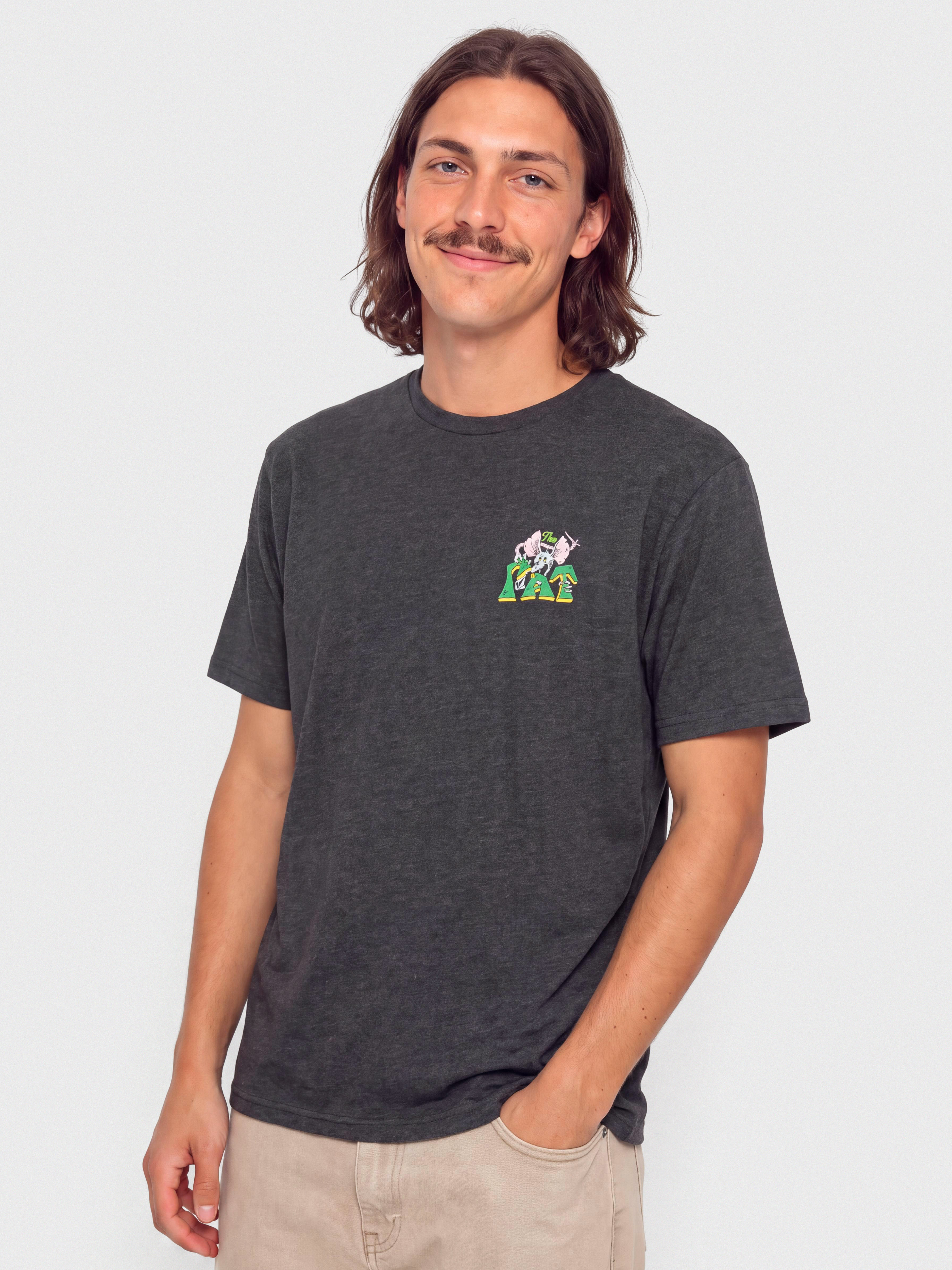 Футболка Volcom Tipsy Rat Hth (heather black)