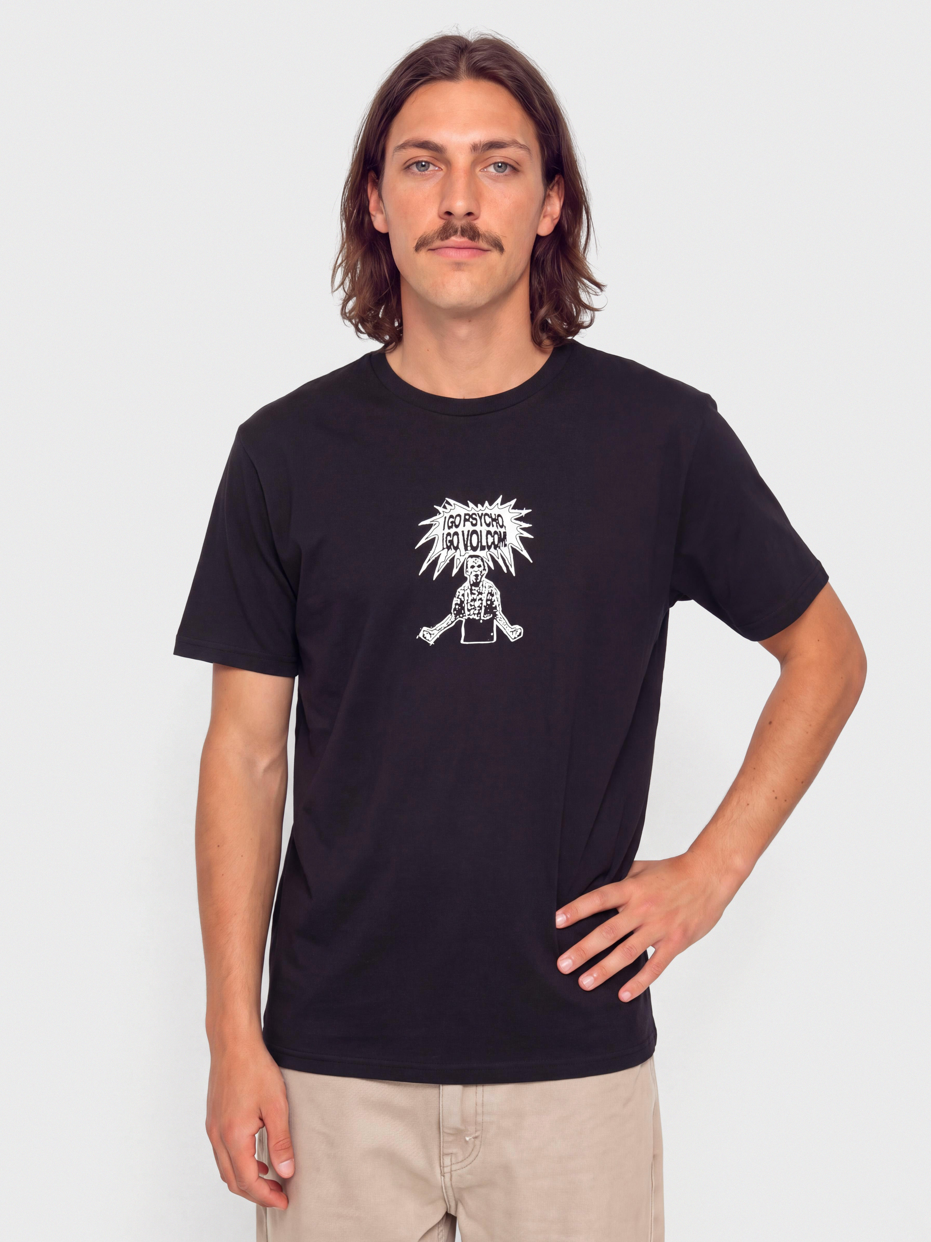 Футболка Volcom I Go Psycho Bsc (black)