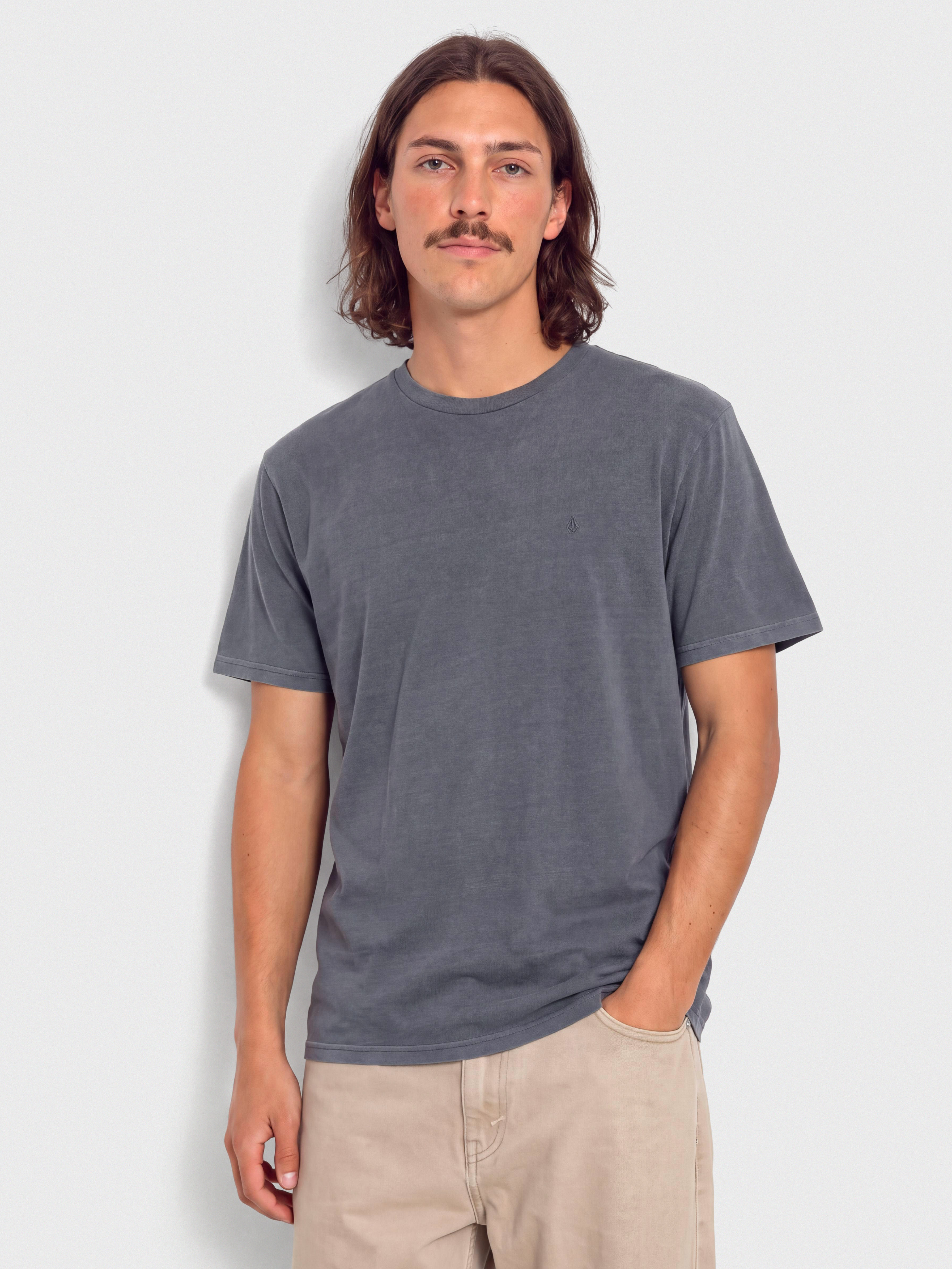 Футболка Volcom Solid Stone Emb (storm blue)