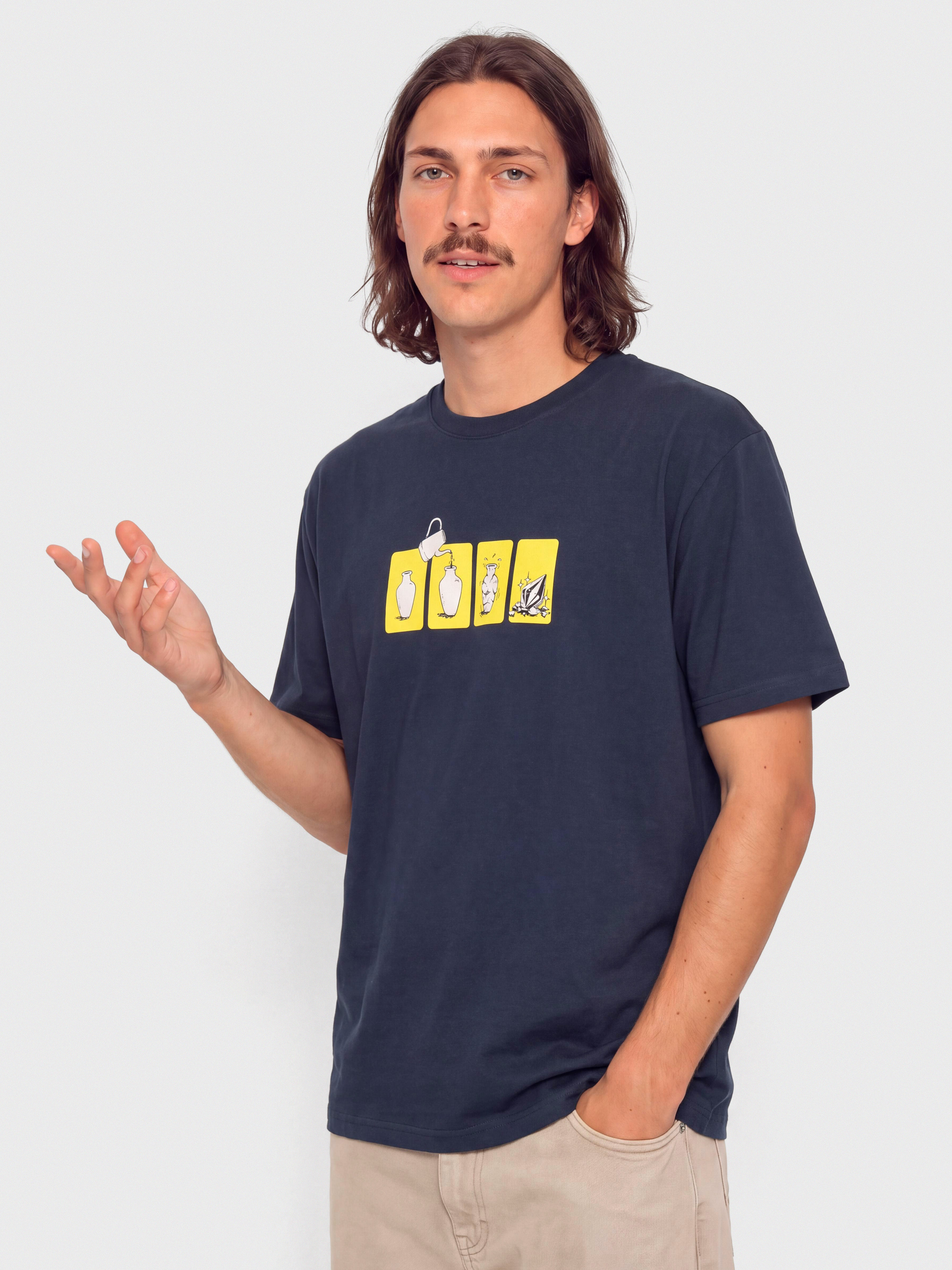 Футболка Volcom Before I Break Lse (marine)